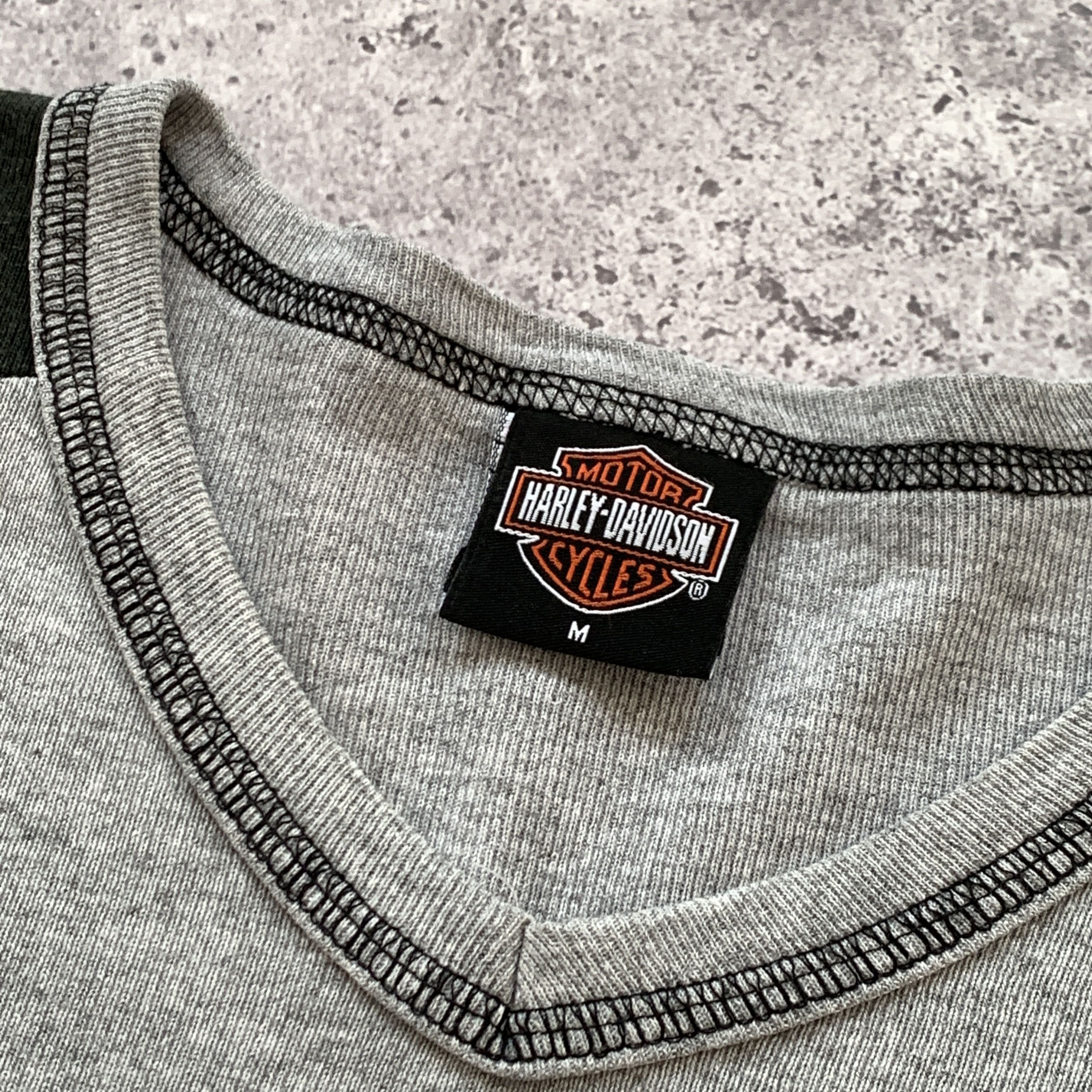 Harley Davidson Vintage Harley Davidson Grey Graphic Longsleeve Tee Shirt Size M / US 6-8 / IT 42-44 - 6 Thumbnail