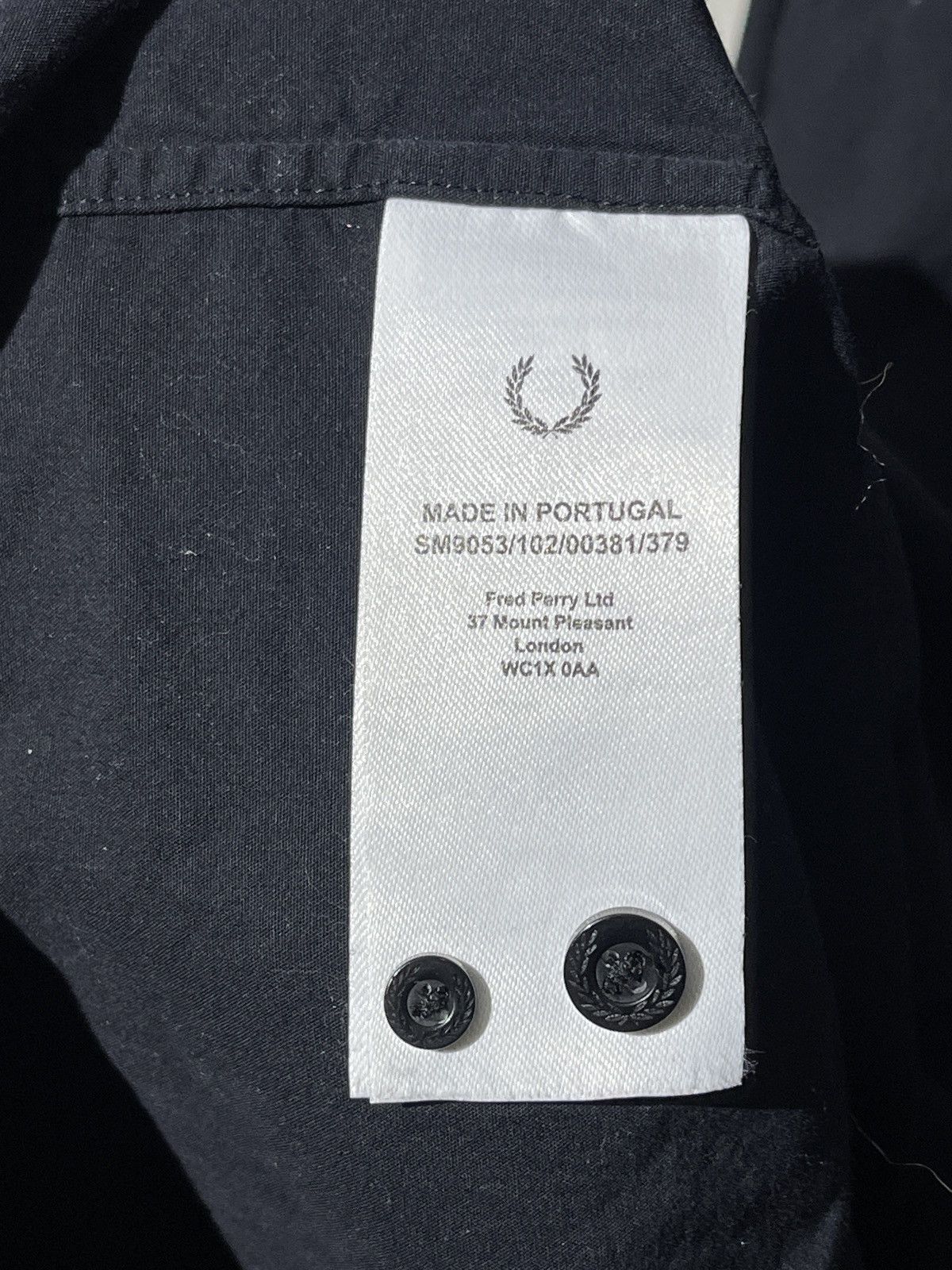 Fred Perry × Raf Simons Patched oversize shirt Size US M / EU 48-50 / 2 - 6 Thumbnail