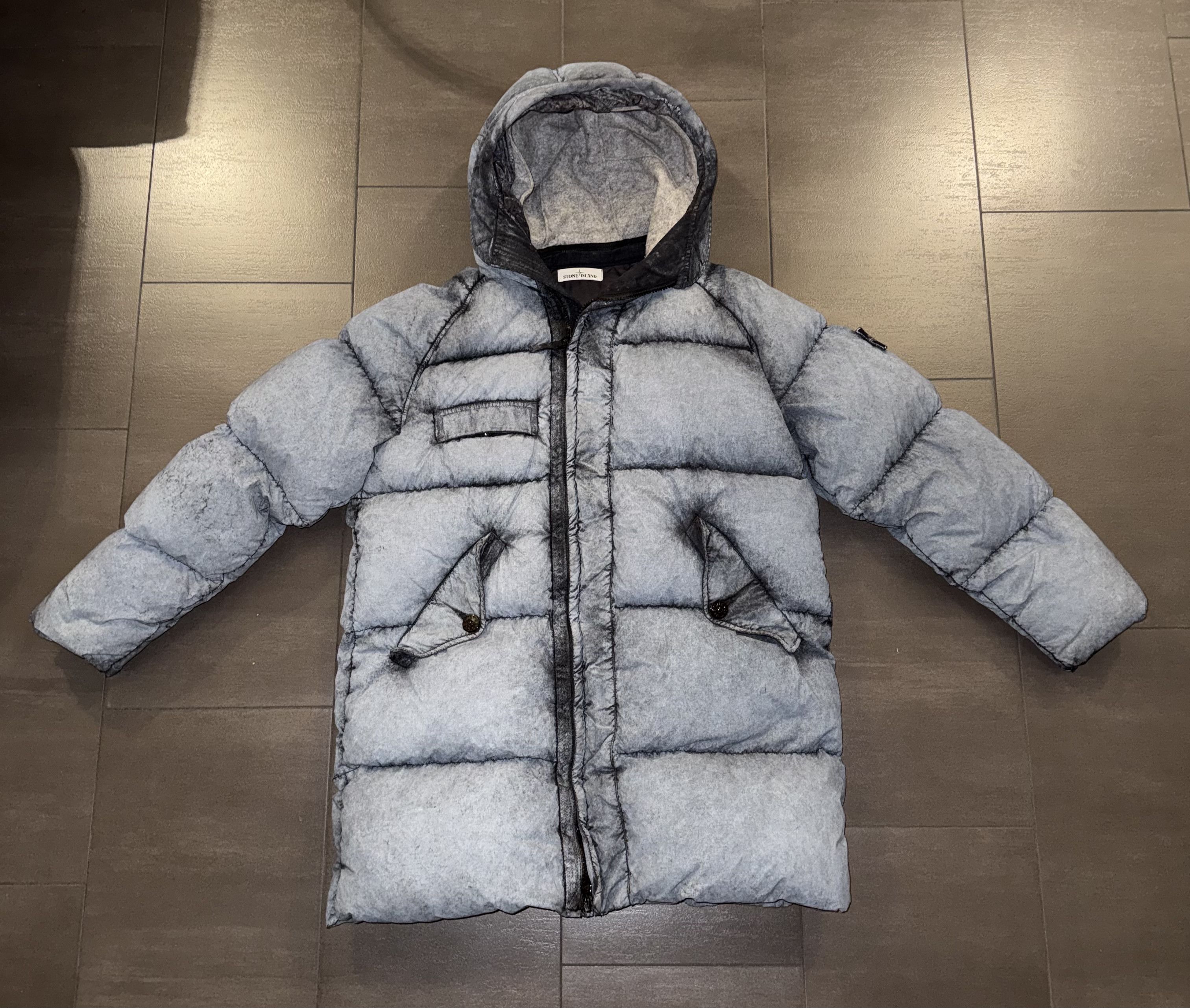 Stone Island Tela Nylon Down With Dust Colour Frost Finish Size US XL / EU 56 / 4 - 1 Thumbnail