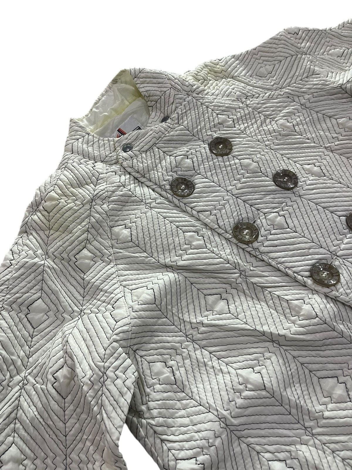 Diesel Vintage 90s Diesel Female Double Breasted Coat Size M / US 6-8 / IT 42-44 - 9 Thumbnail