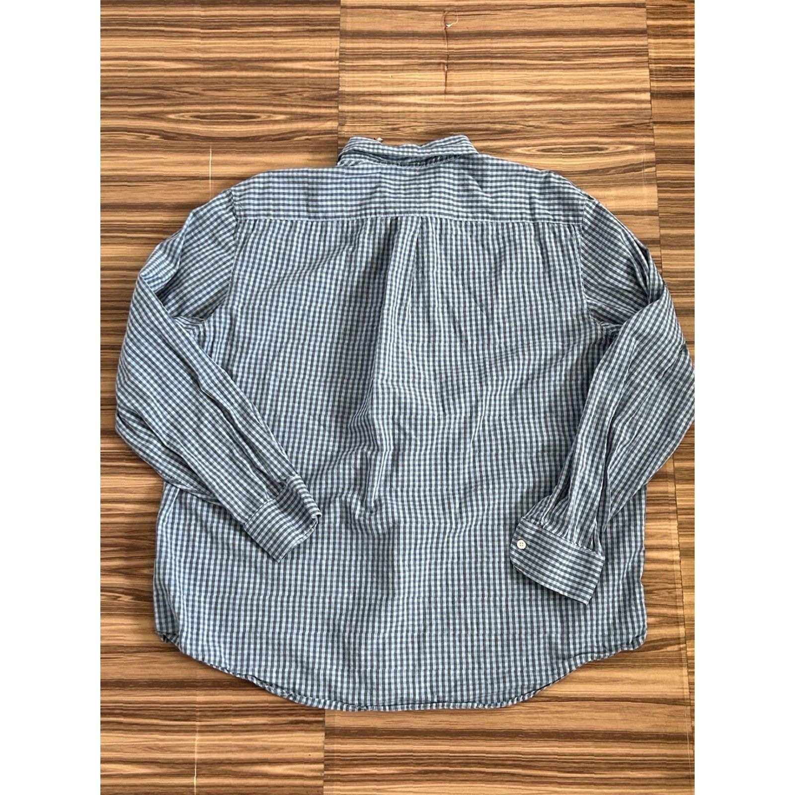 Vineyard Vines Vineyard Vines Shirt Mens Long Sleeve Button-Up Blue Plaid XL Size US XL / EU 56 / 4 - 2 Thumbnail