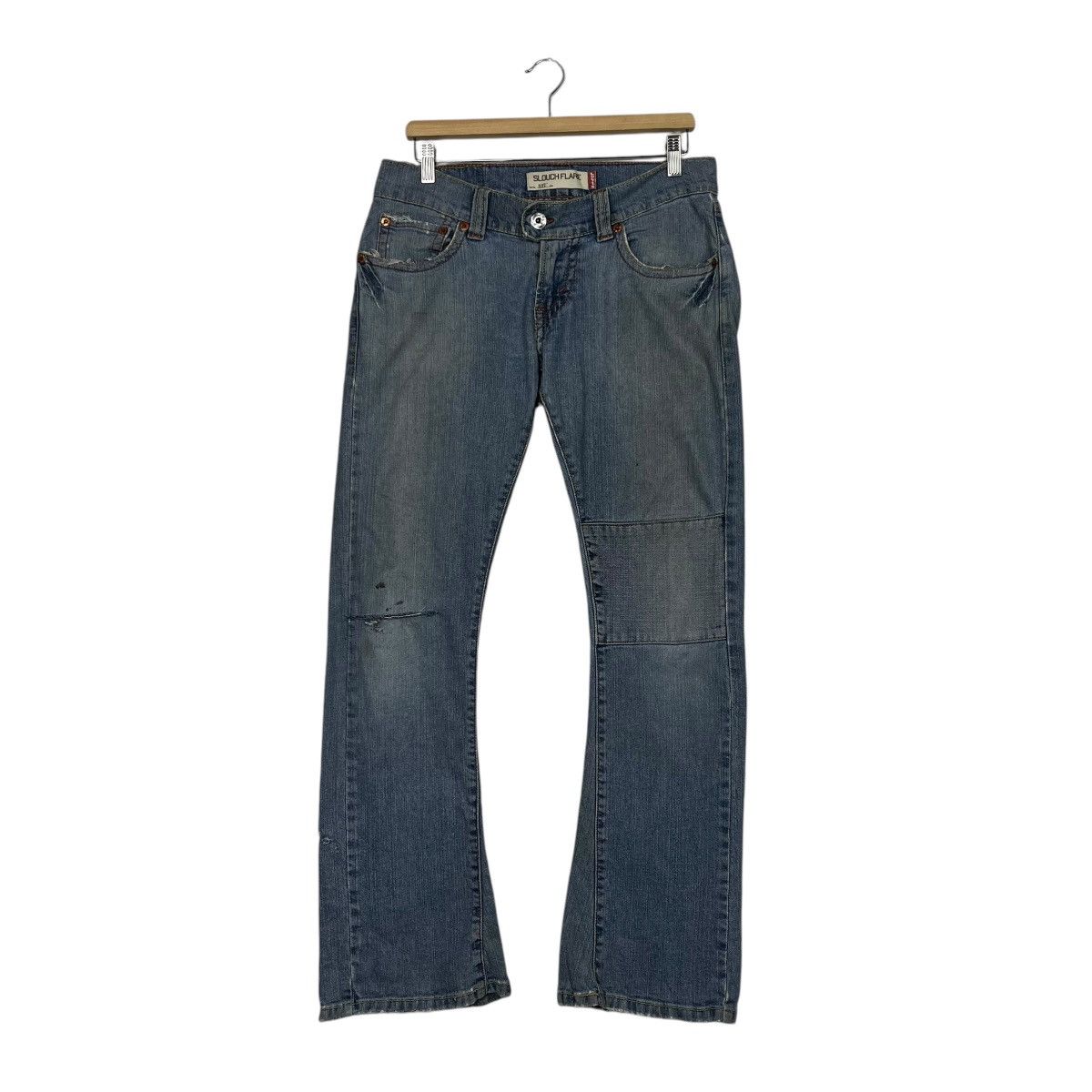 Levi's Vintage Y2k Levis Distressed Denim Jeans Size 34" / US 12 / IT 48 - 1 Thumbnail
