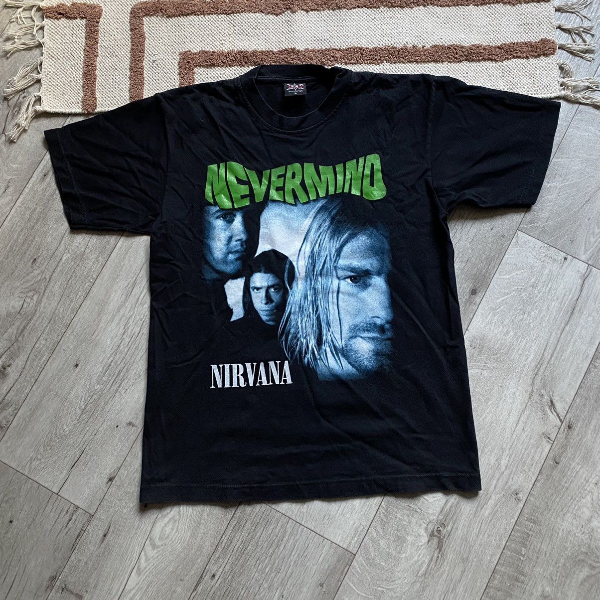 Band Tees VINTAGE NIRVANA NEVERMIND DOUBLE SIDE PRINT T SHIRT Size US L / EU 52-54 / 3 - 1 Thumbnail