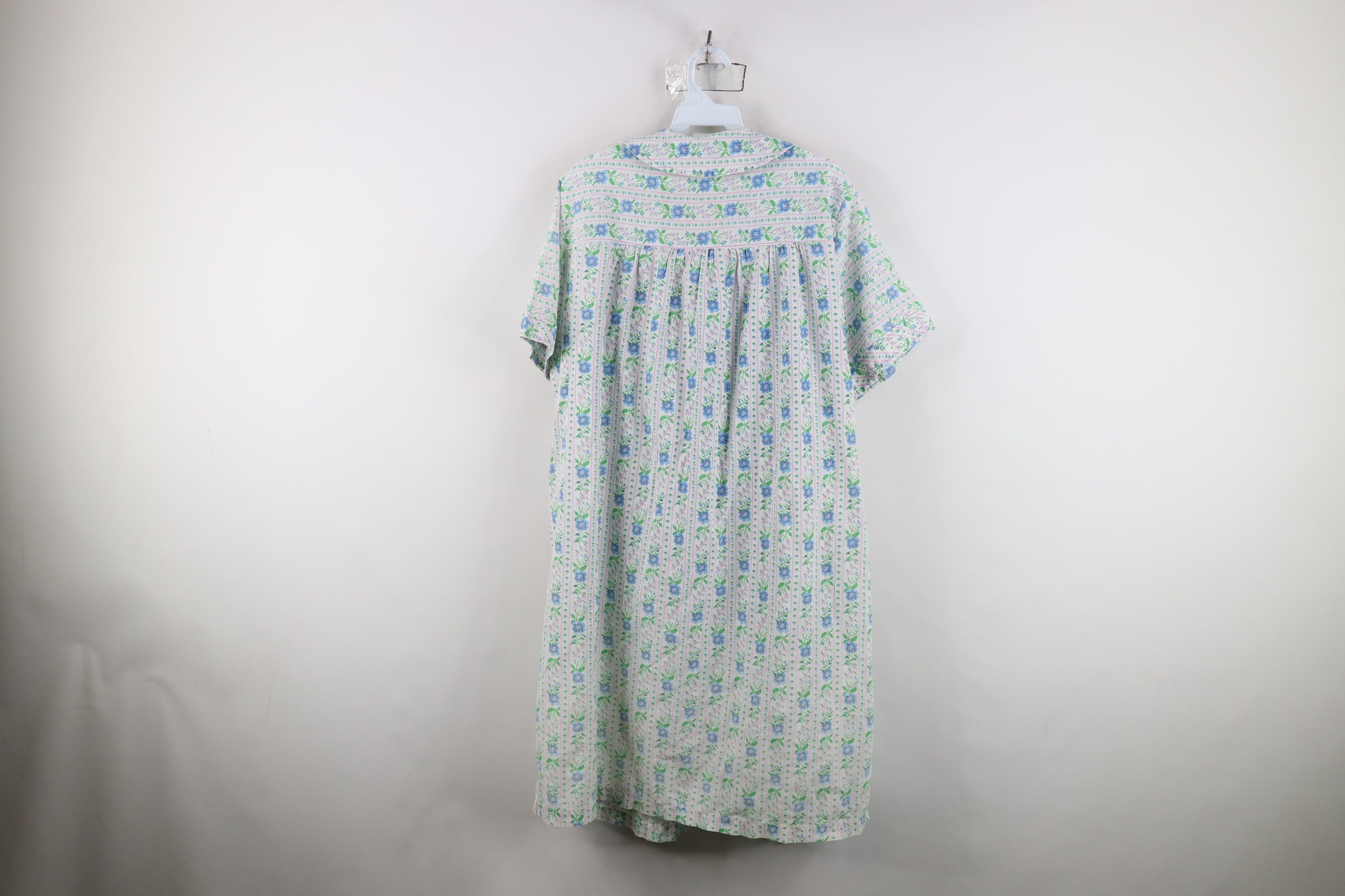 Vintage Vintage 70s Streetwear Snap Button Night Sleep Gown Shirt Size XL / US 12-14 / IT 48-50 - 12 Thumbnail