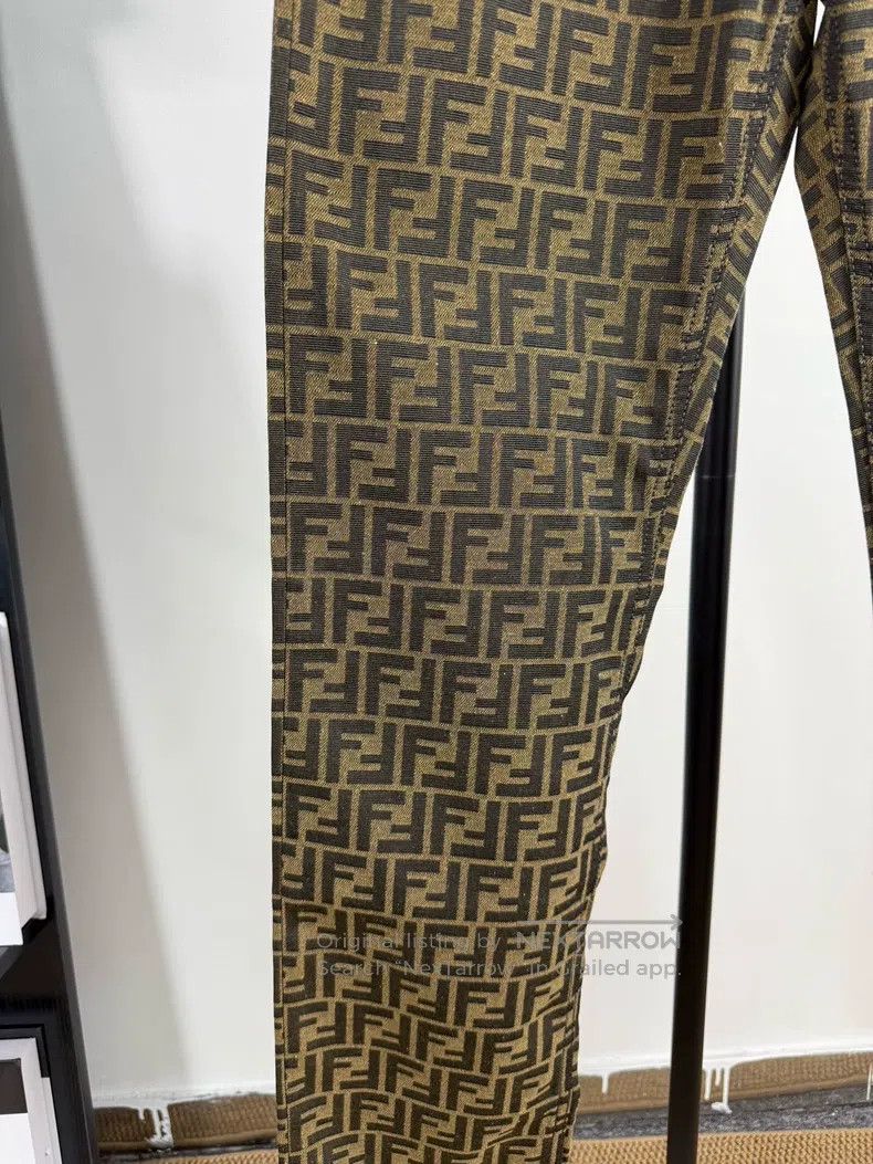 Fendi Fendi All-over print denim pants Size US 29 - 5 Thumbnail