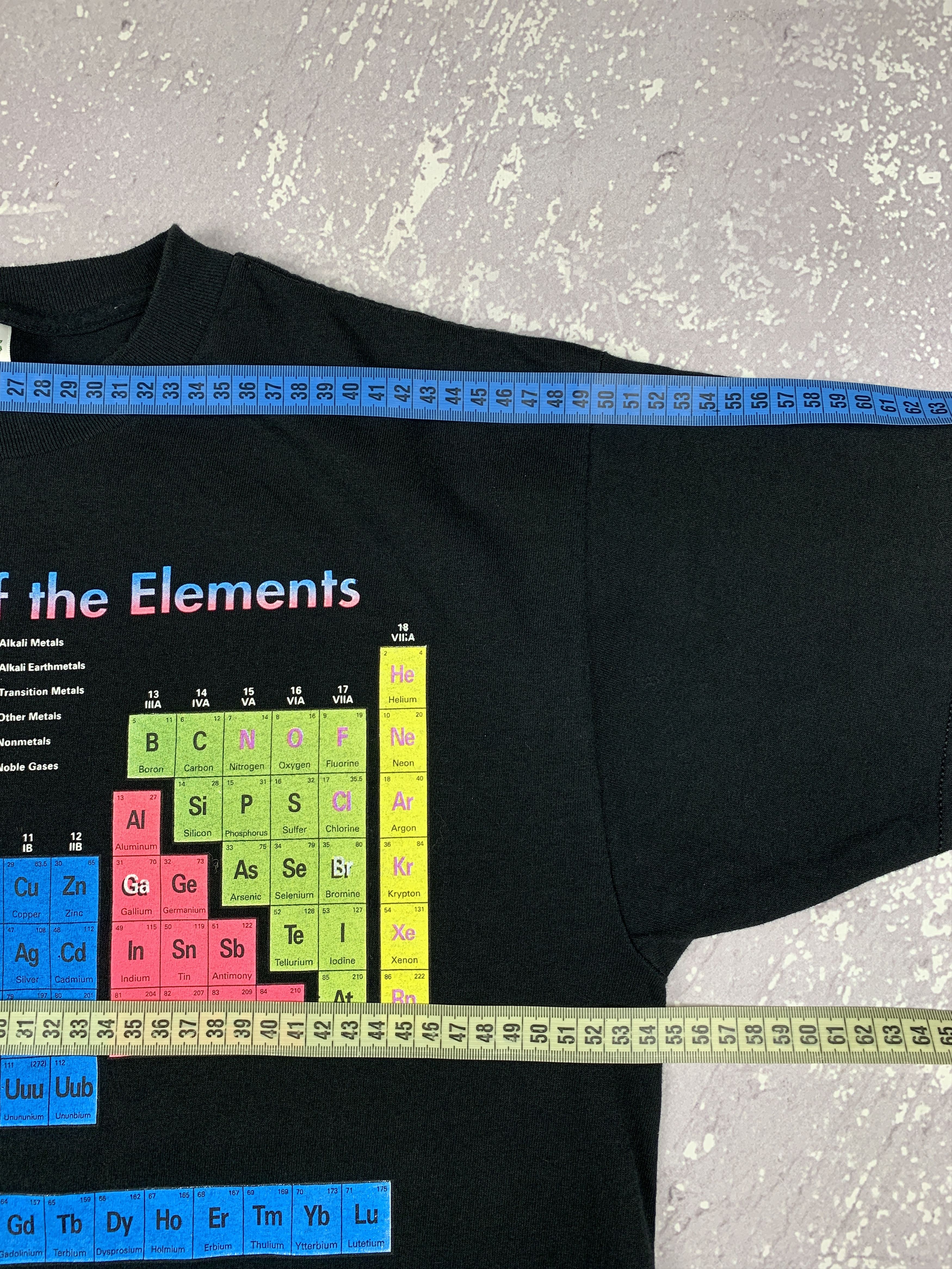 Chemistry × Fruit Of The Loom × Vintage 1995 Periodical Table of the Elements Anderson Studio Tee Size US L / EU 52-54 / 3 - 9 Thumbnail