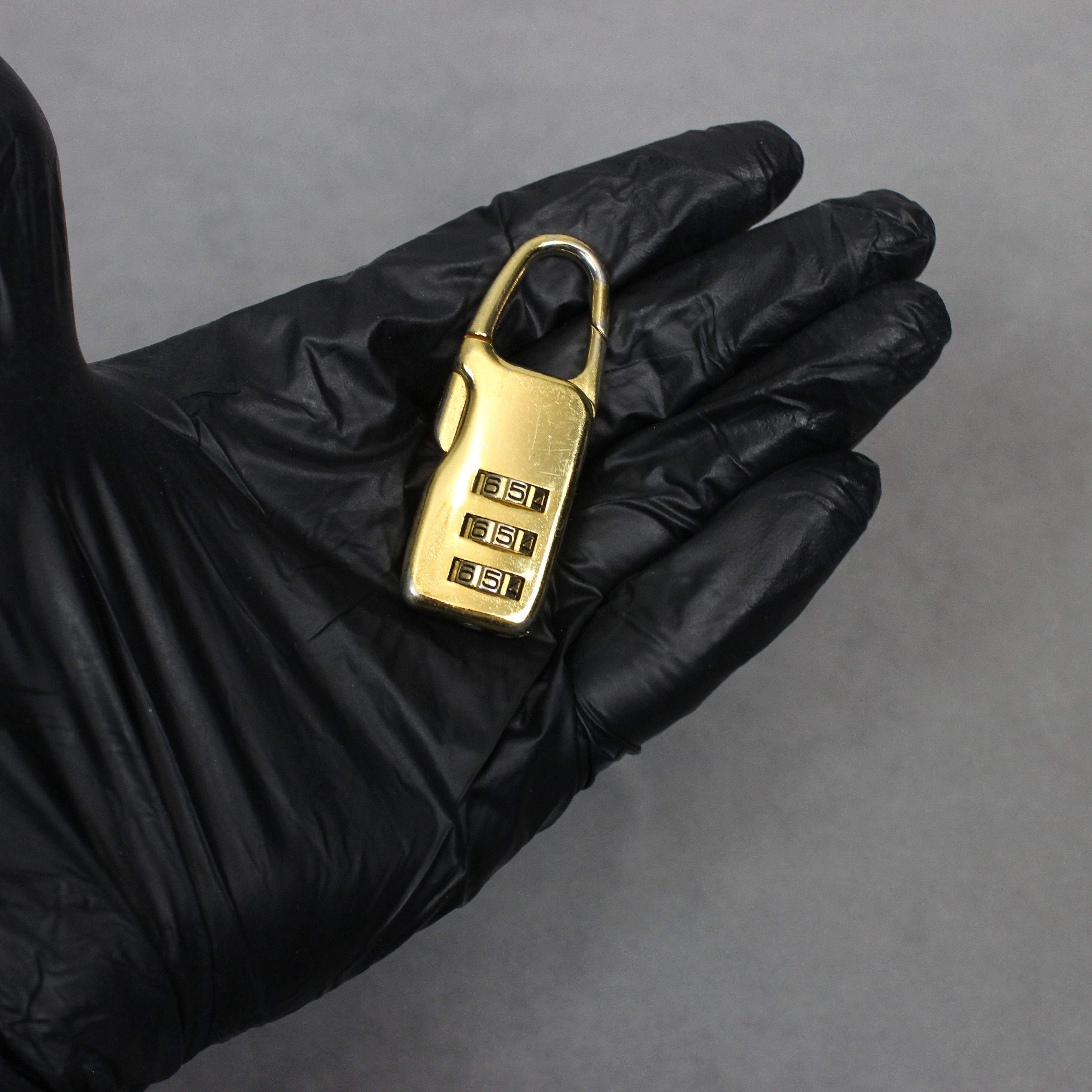 MCM MCM Combination Padlock Gold Logo Engraved Bag Lock Unisex Size ONE SIZE - 3 Thumbnail