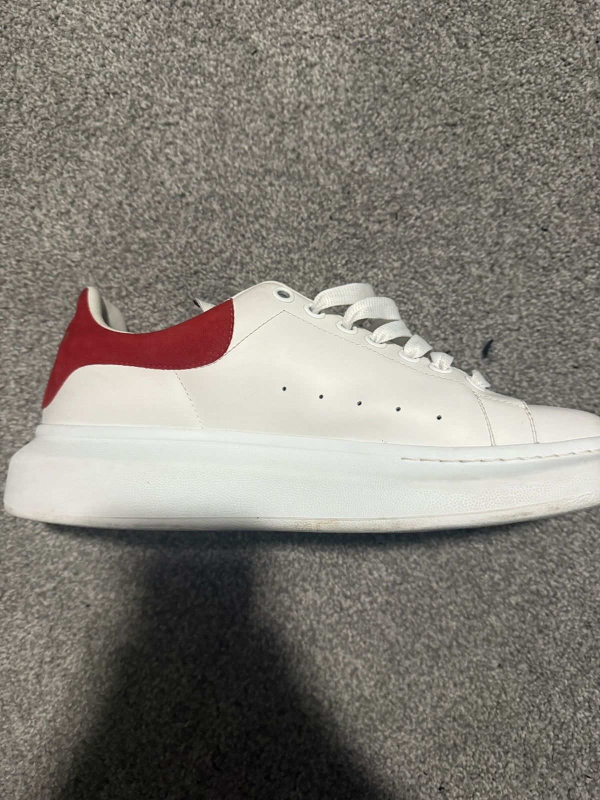 Alexander McQueen Alexander McQueen Oversized Sneaker 'White Lust Red' Size US 10 / EU 43 - 8 Thumbnail