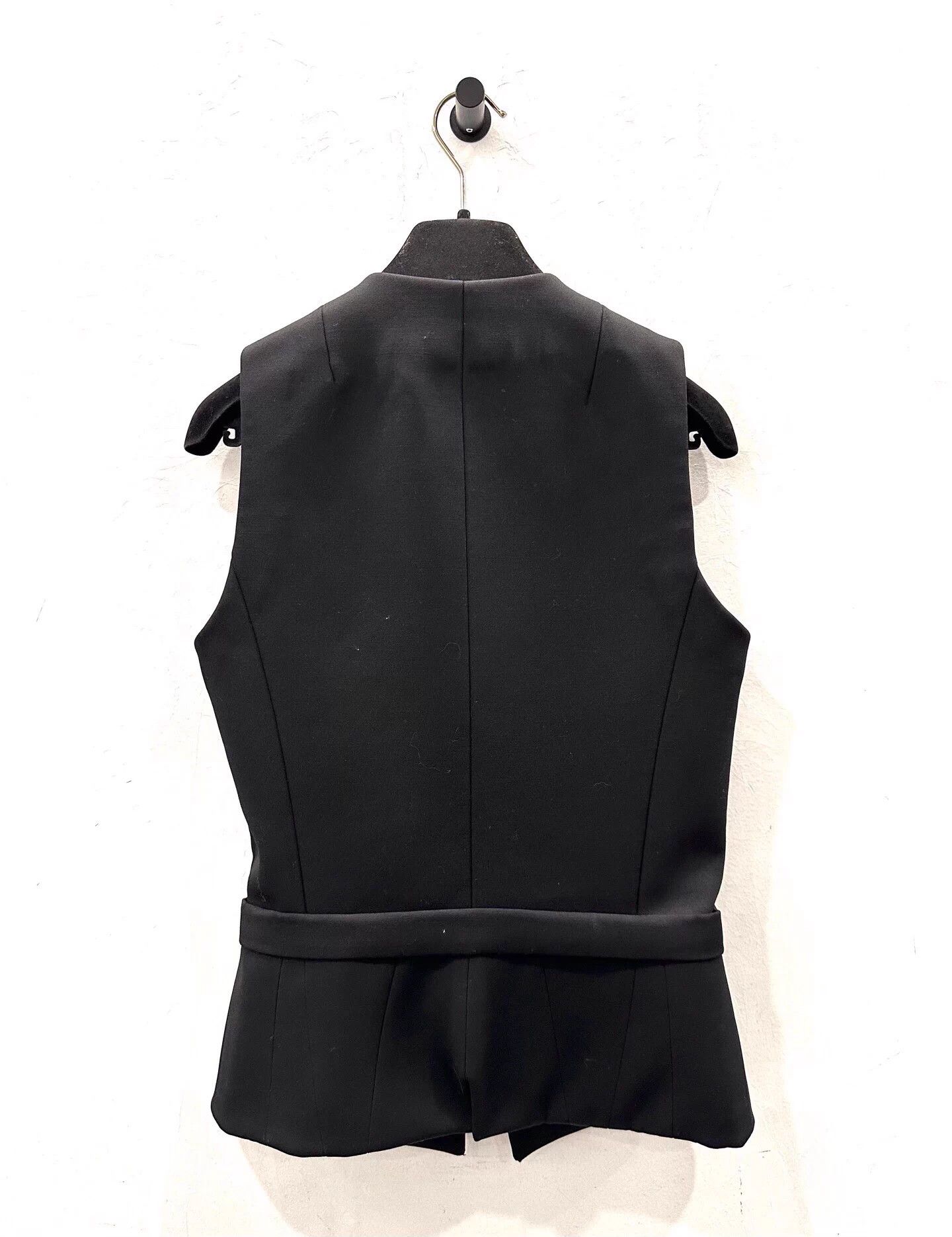 Balenciaga Balenciaga women's black wool vest 36 Size XS / US 0-2 / IT 36-38 - 2 Thumbnail