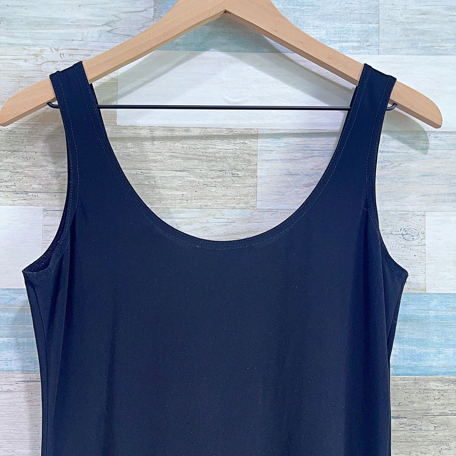 Joseph Ribkoff Joseph Ribkoff Stretchy Tank Dress Black Scoop Sleeveless 10 Size L / US 10 / IT 46 - 4 Thumbnail