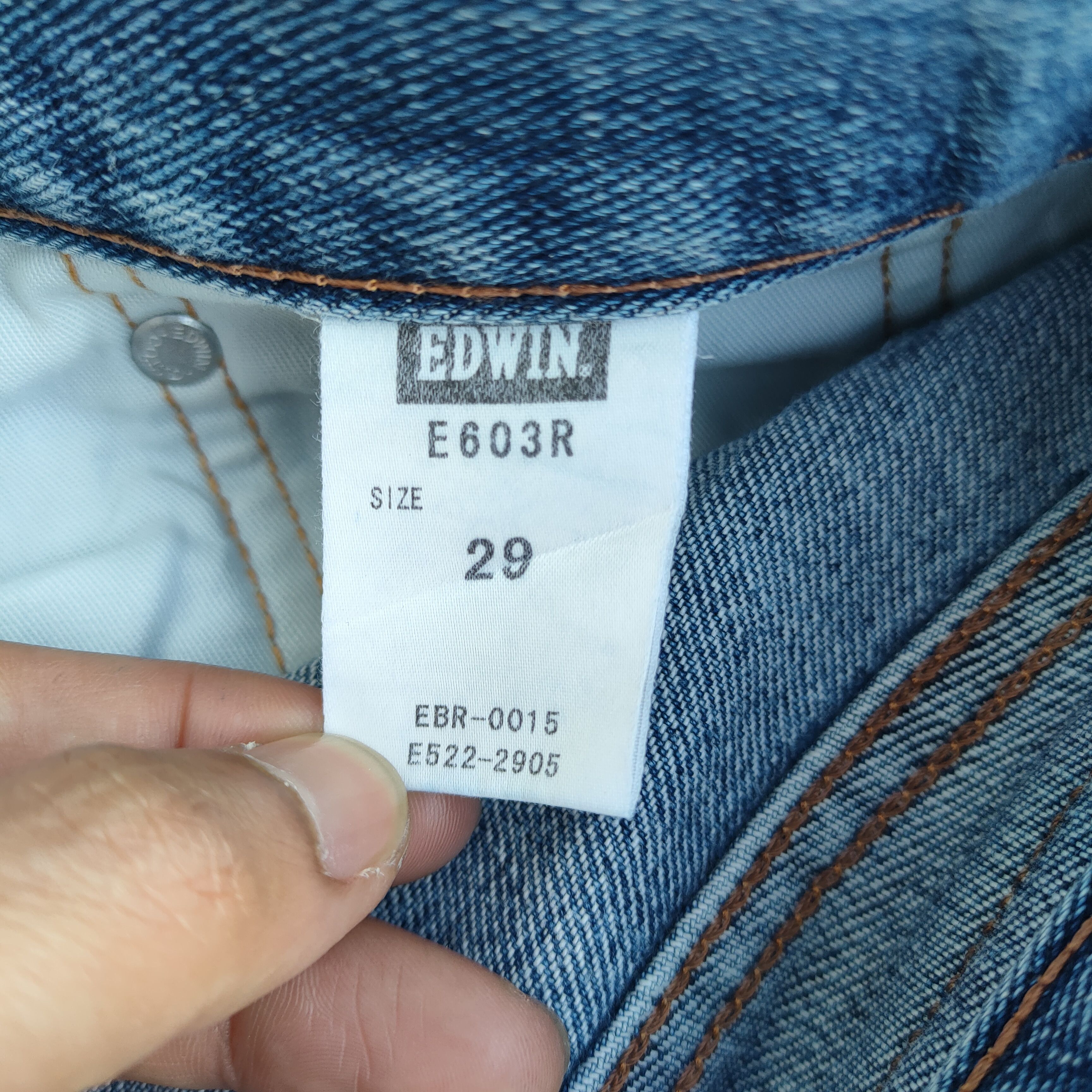Edwin × Jean × Vintage W31 VINTAGE EDWIN FADED JEANS DENIM PANTS Size US 31 - 15 Thumbnail
