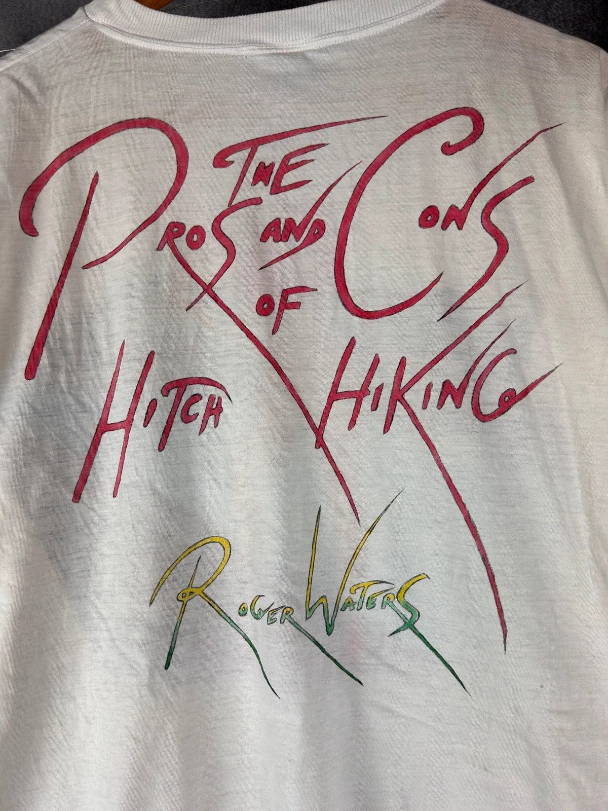 Band Tees × Vintage Roger Waters The Pros And Cons of Hitch Hiking vintagestitch Size US M / EU 48-50 / 2 - 10 Thumbnail
