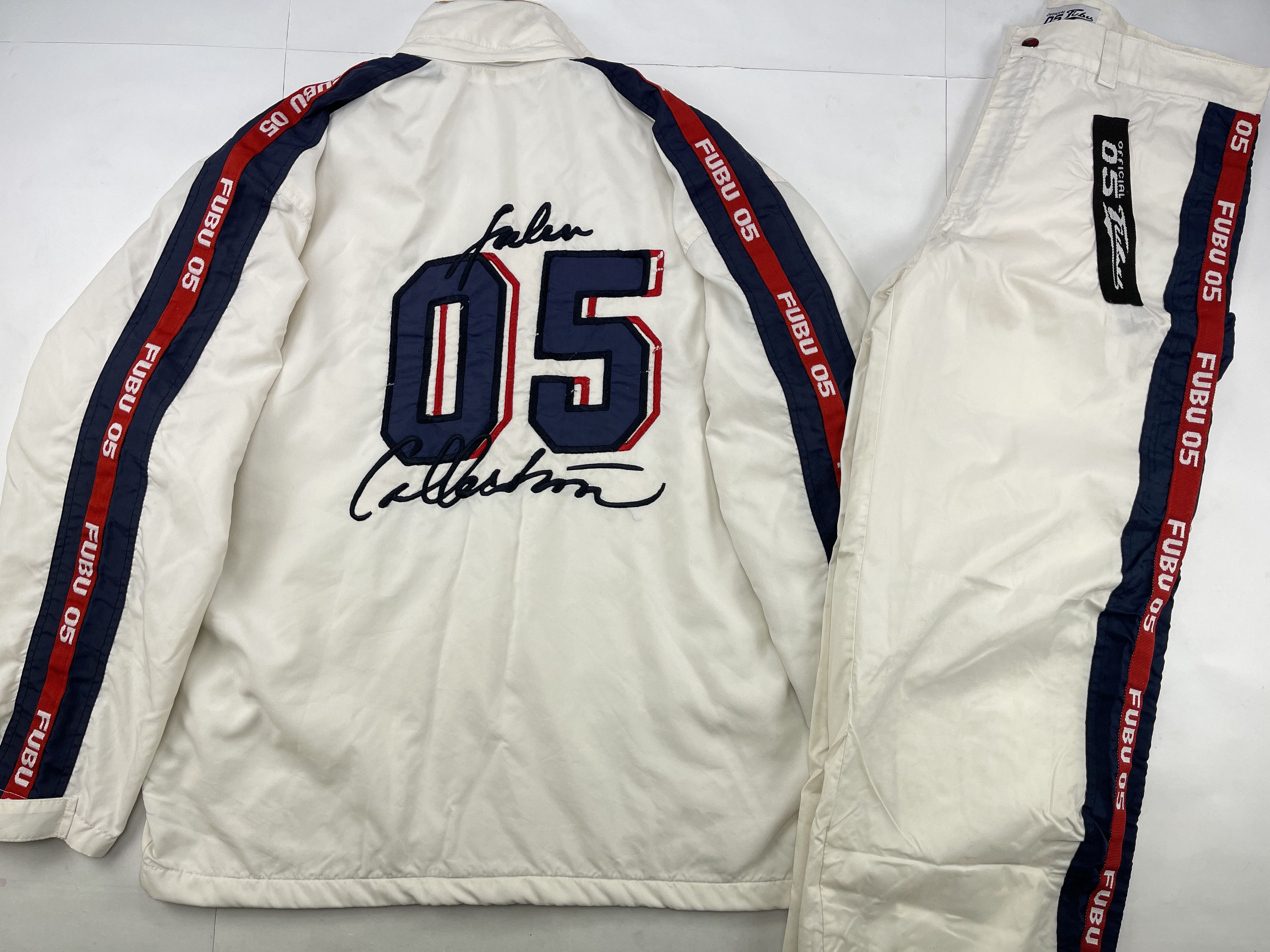 Fubu FUBU tracksuit, baggy track suit jacket and pants set 90s L Size US L / EU 52-54 / 3 - 5 Thumbnail