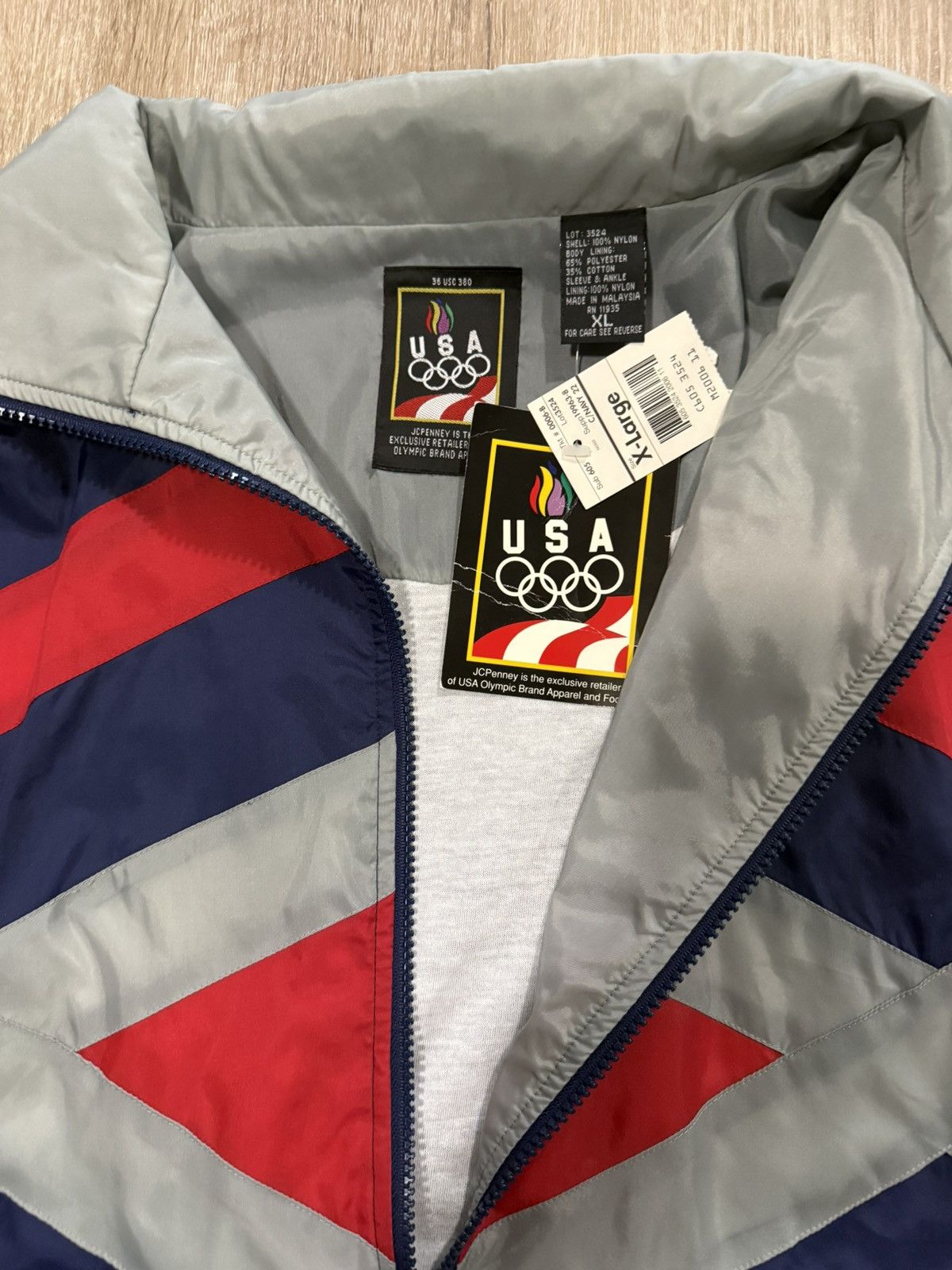 USA Olympics Vintage USA Olympics windbreaker Size US XL / EU 56 / 4 - 4 Thumbnail