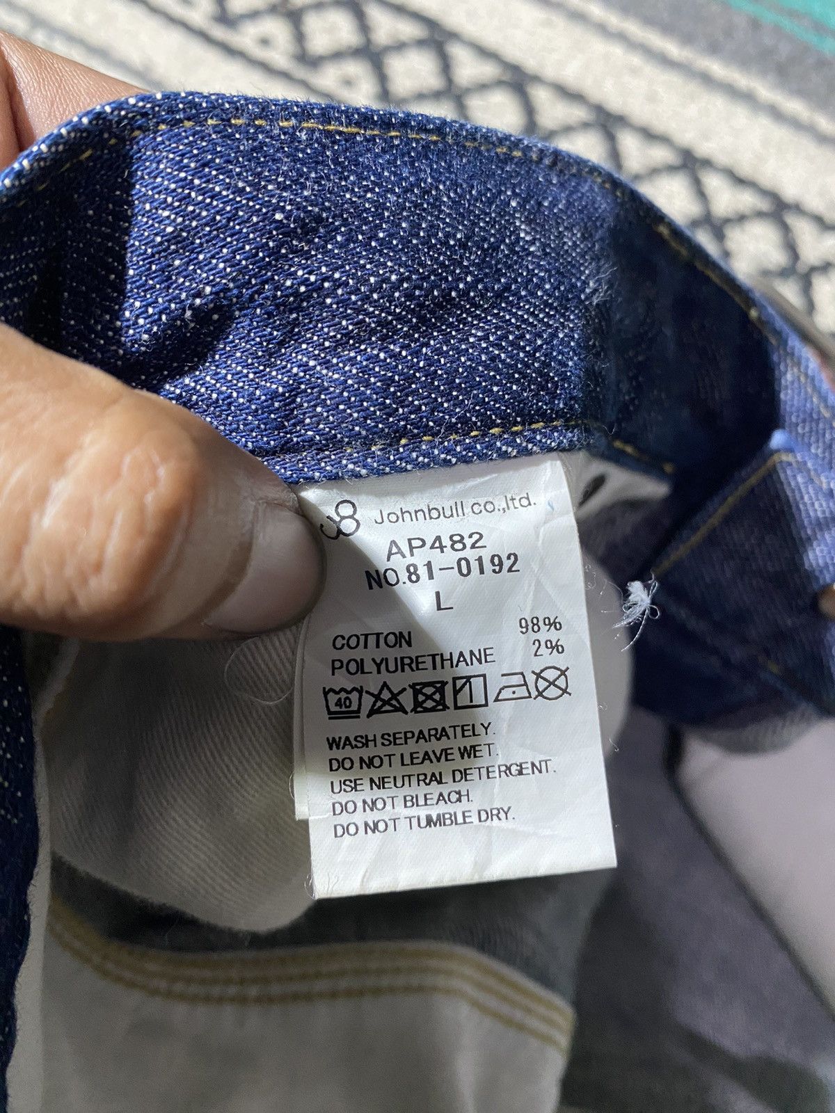 Johnbull × KOJIMA GENES × Vintage Johnbull Buckleback Denim Pants Size US 32 / EU 48 - 9 Thumbnail