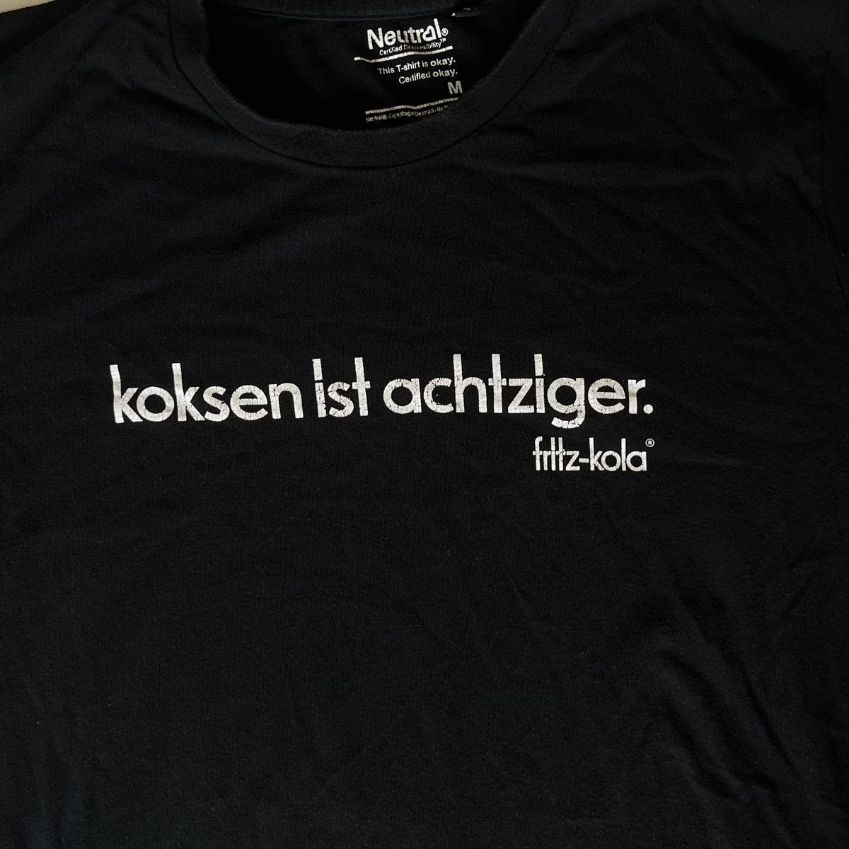 Other “Doing coke is 80s” vintage german t-shirt Size US M / EU 48-50 / 2 - 2 Thumbnail