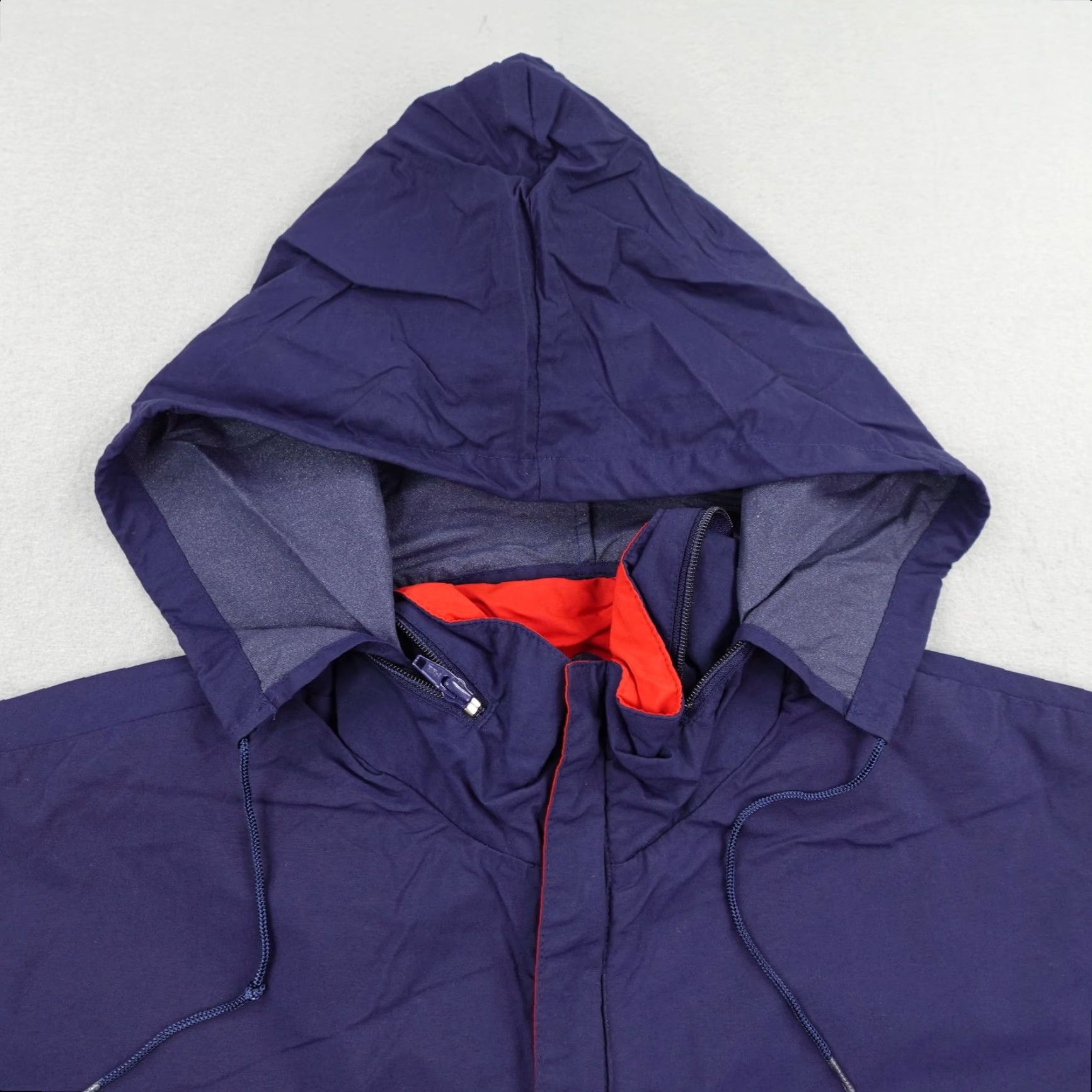 Adidas VINTAGE Adidas Windbreaker Jacket Men’s Large Blue Hooded Track Coat 90s Size US L / EU 52-54 / 3 - 2 Thumbnail