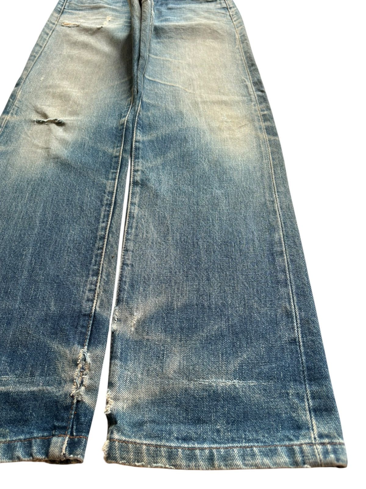 Levi's Vintage 80s Levis 502XX Big E Selvedge Mud Wash Loose Jeans Size US 30 / EU 46 - 7 Thumbnail