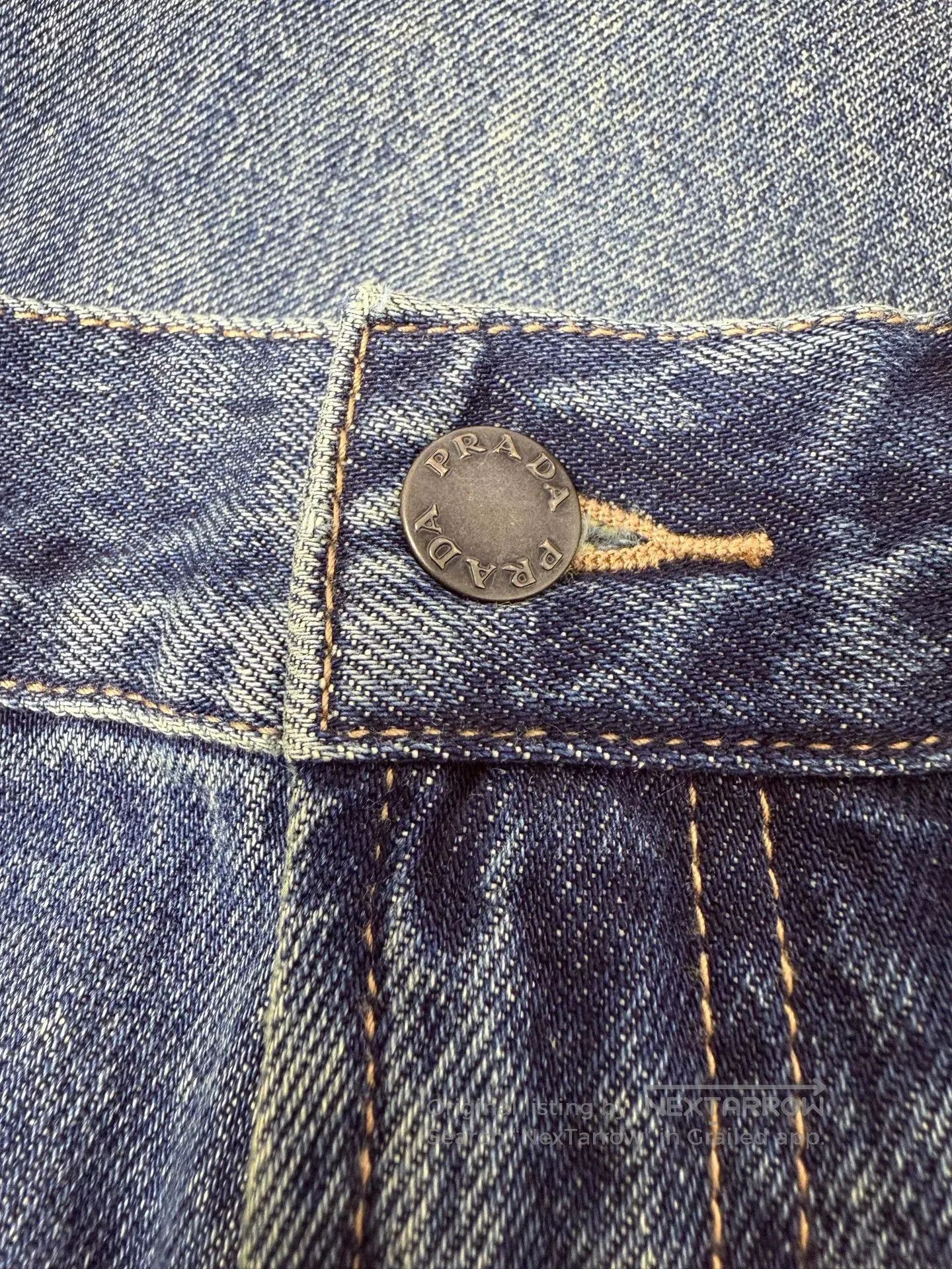 Prada PRADA Women's Blue Jeans. Size 32" / US 10 / IT 46 - 4 Thumbnail