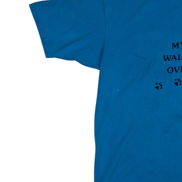 Hanes Vintage 80's CATS Paw Animal Tee My Cat Wall Over Me T-Shirt Size US XL / EU 56 / 4 - 8 Thumbnail