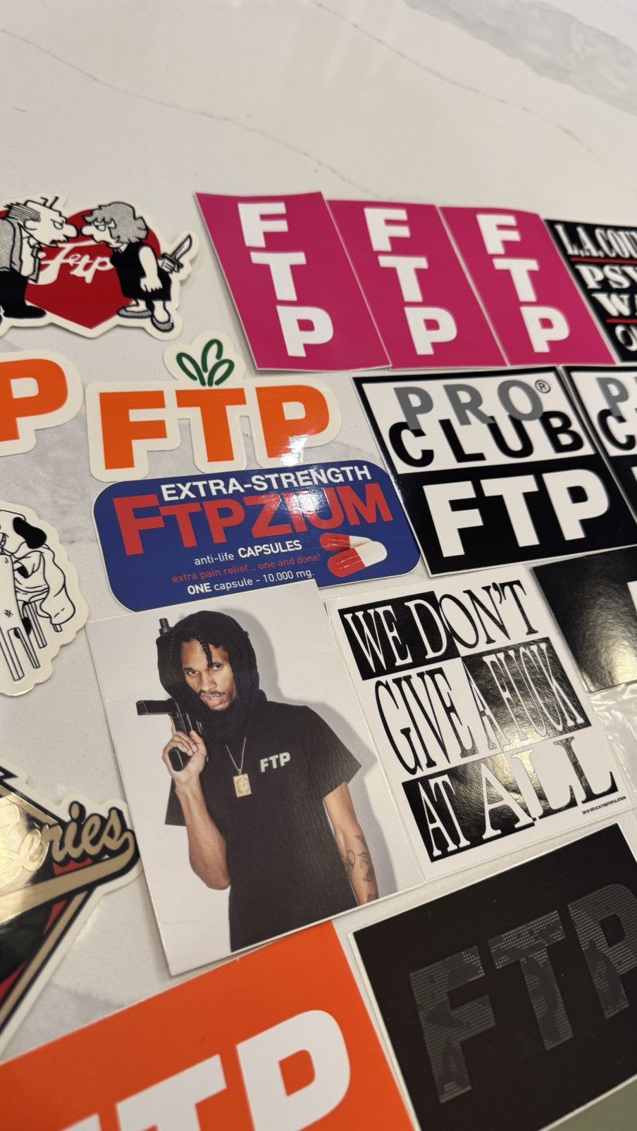 Fuck The Population Ftp Sticker Collection Fuck The Population sticker logo lot Size ONE SIZE - 17 Thumbnail