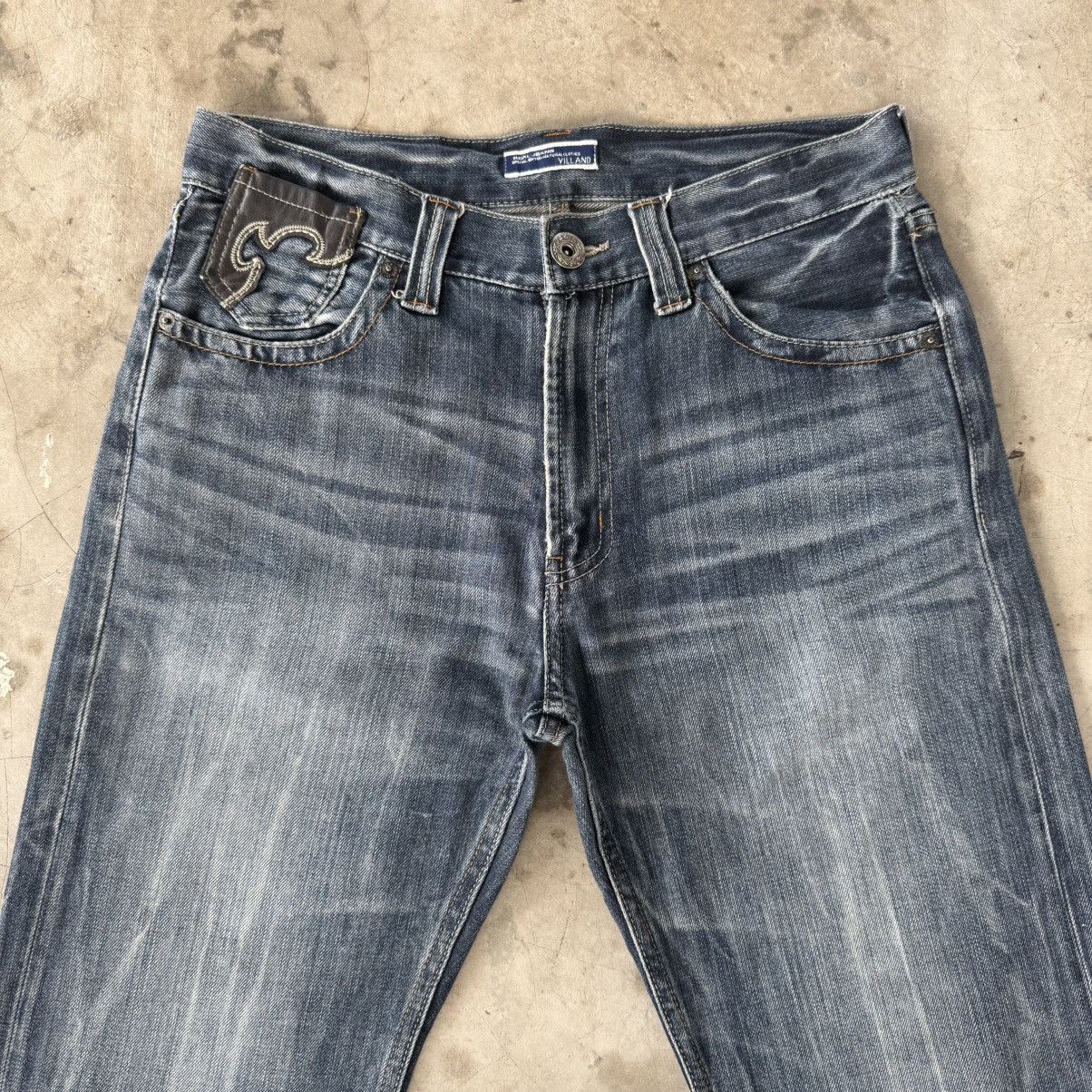 Japanese Brand W31x31.5 Vintage villand Faded Denim Jean Pants Size US 31 - 3 Thumbnail