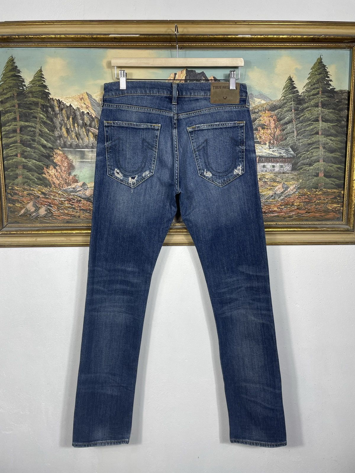True Religion × Vintage True Religion Vintage Y2k Denim Jeans Ripped Pants Rocco Size 30" / US 8 / IT 44 - 5 Thumbnail