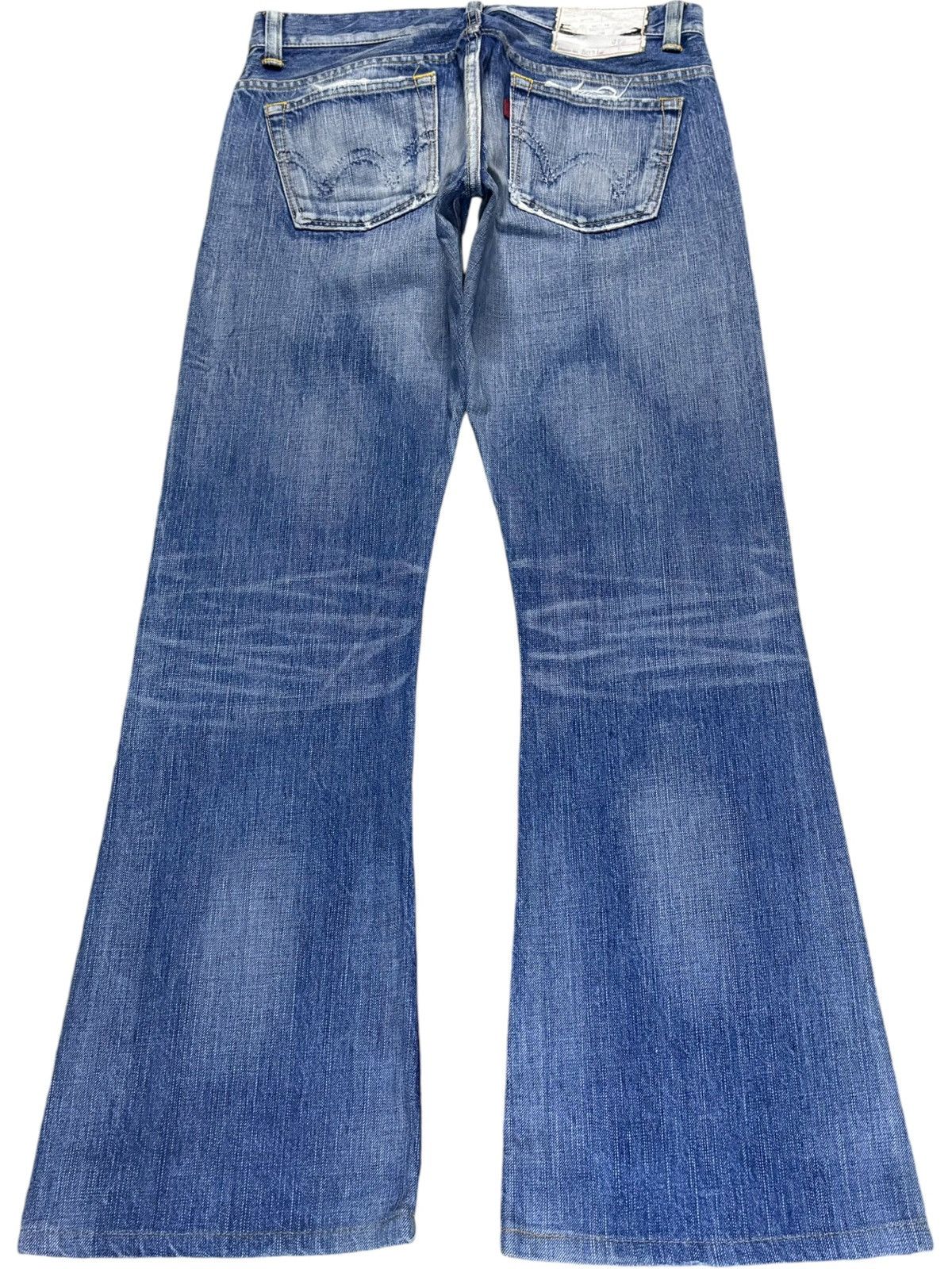 Edwin × Japanese Brand Vintage Japanese Edwin 503 Faded Wash Bootcut Flare Jeans Size 30" / US 8 / IT 44 - 2 Thumbnail