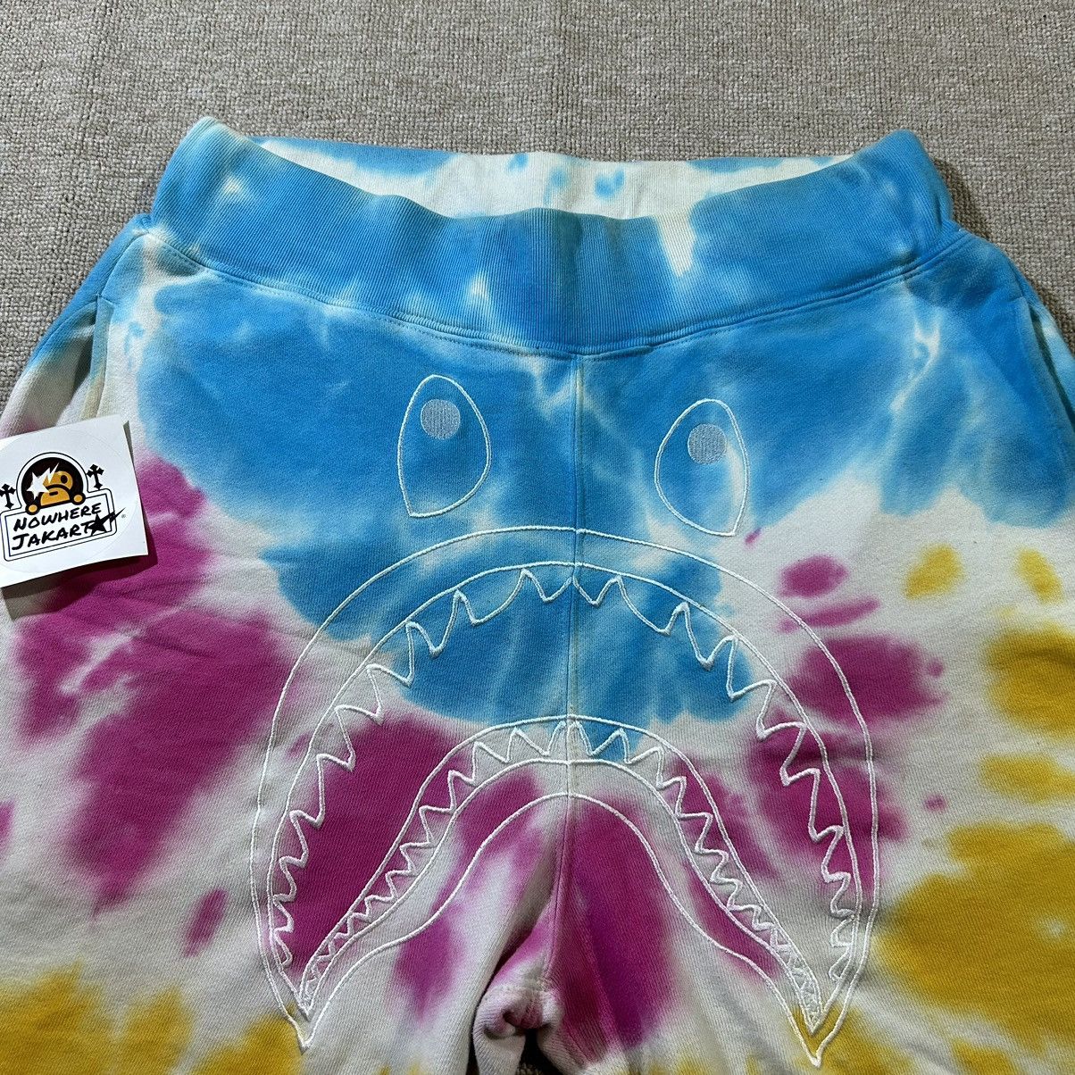 Tie Dye Shark Sweat Shorts
