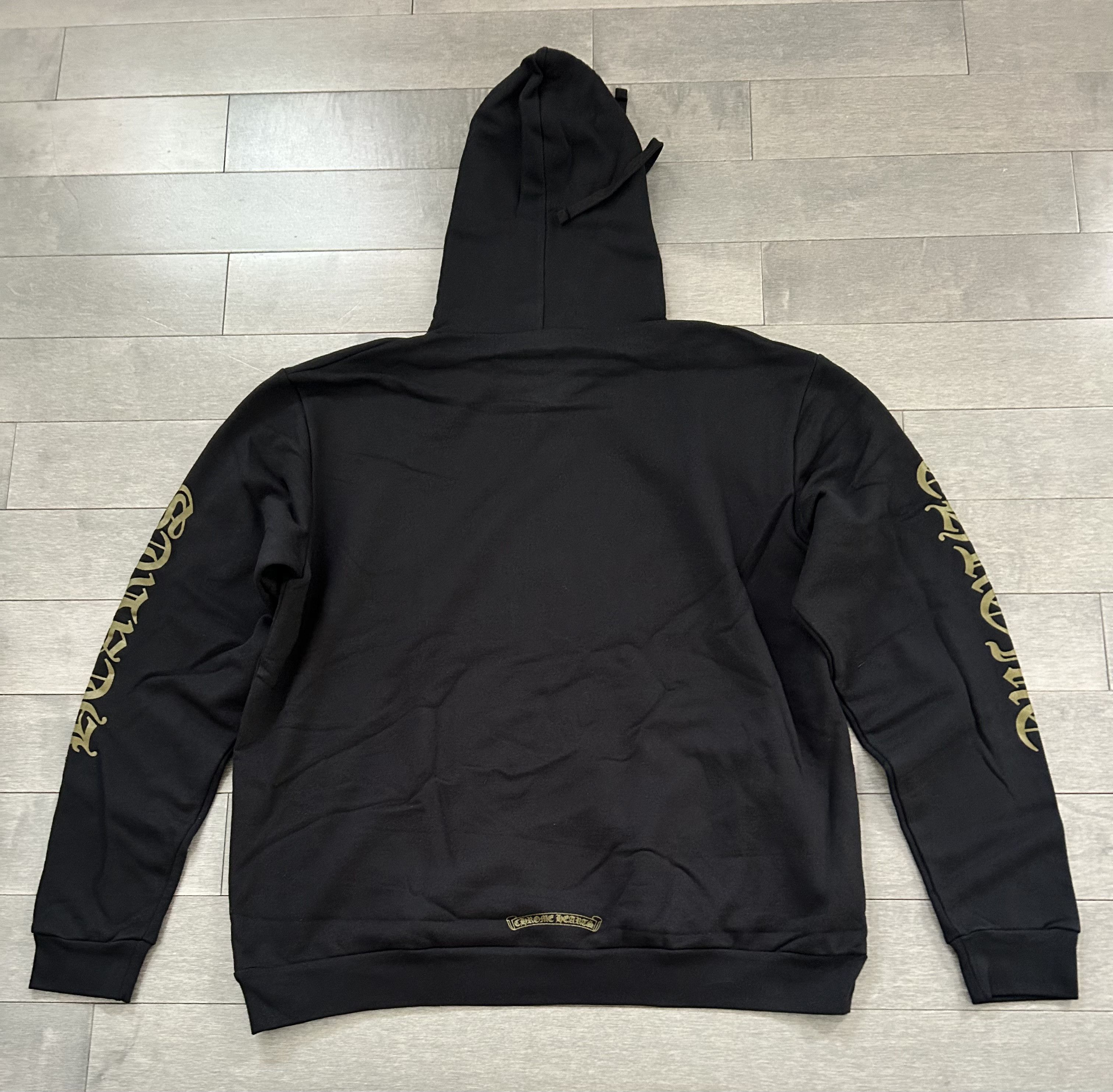 Chrome Hearts Chrome Hearts Vertical Logo Hoodie Black/Army Green Size US XL / EU 56 / 4 - 2 Thumbnail