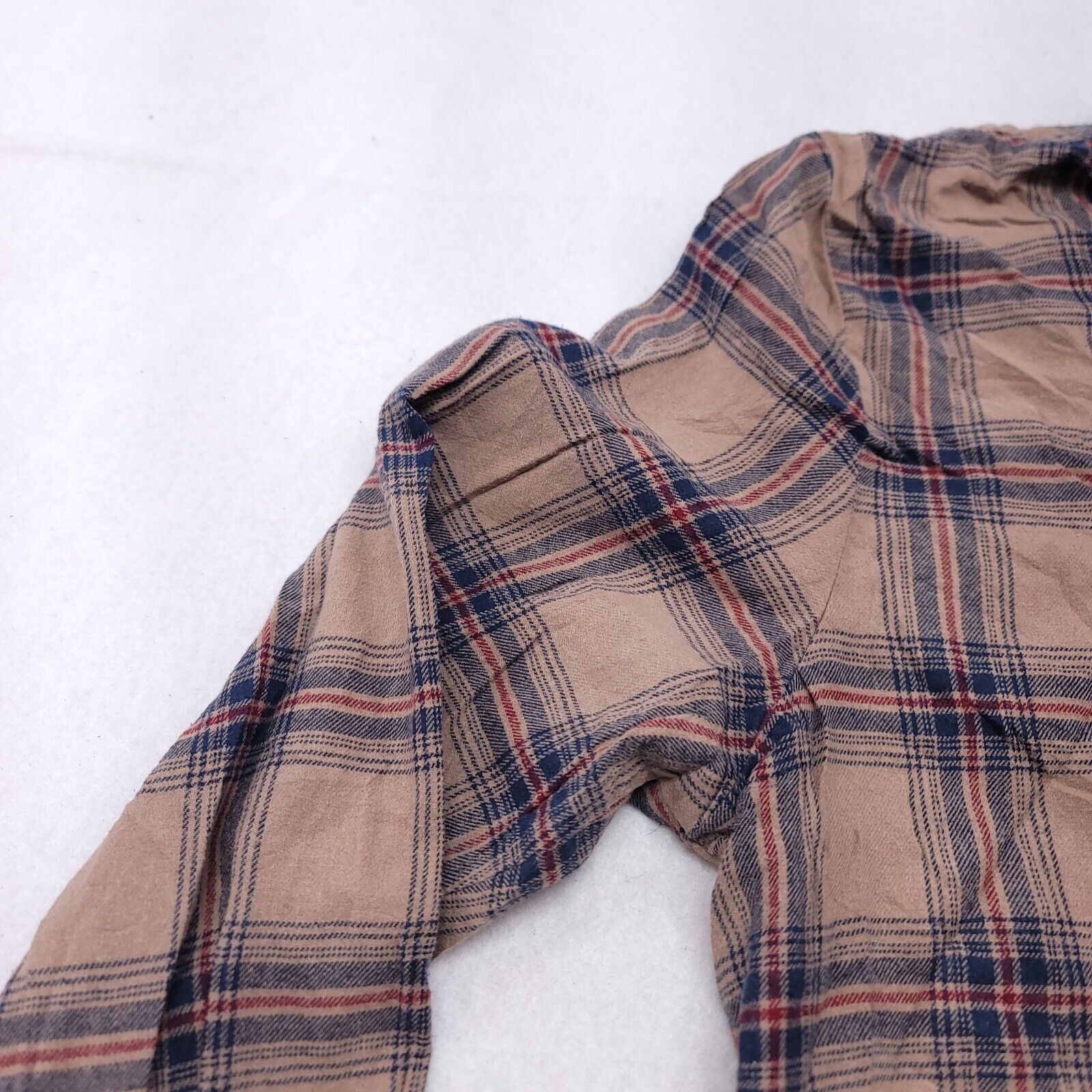 Forever 21 Forever 21 Tartan Flannel Button Up Shirt Mens Size XL Brown Size US XL / EU 56 / 4 - 4 Thumbnail