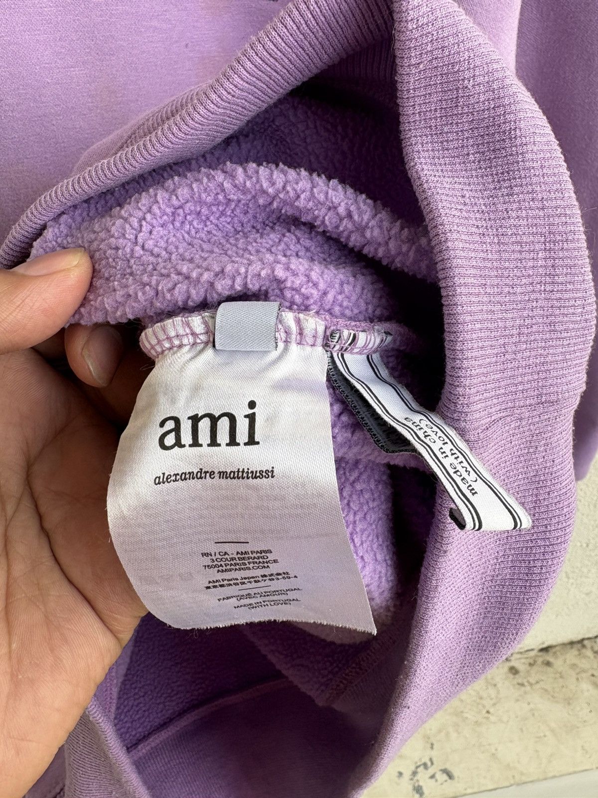 AMI Ami Paris Sweatshirt embroidery logo Size US L / EU 52-54 / 3 - 6 Thumbnail