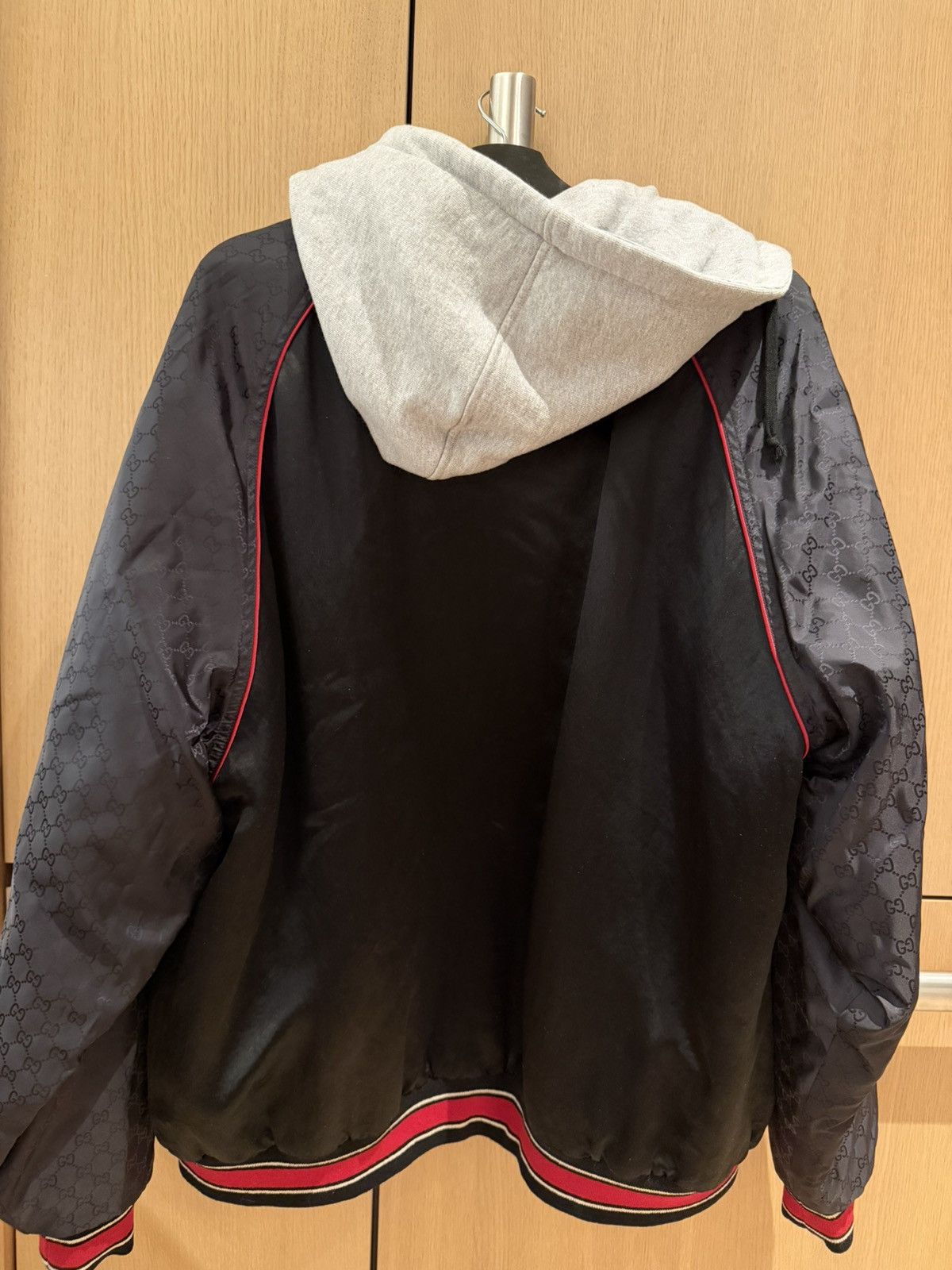 Gucci Gucci GG Nylon Bomber Jacket With Lyre Size US XXL / EU 58 / 5 - 3 Thumbnail