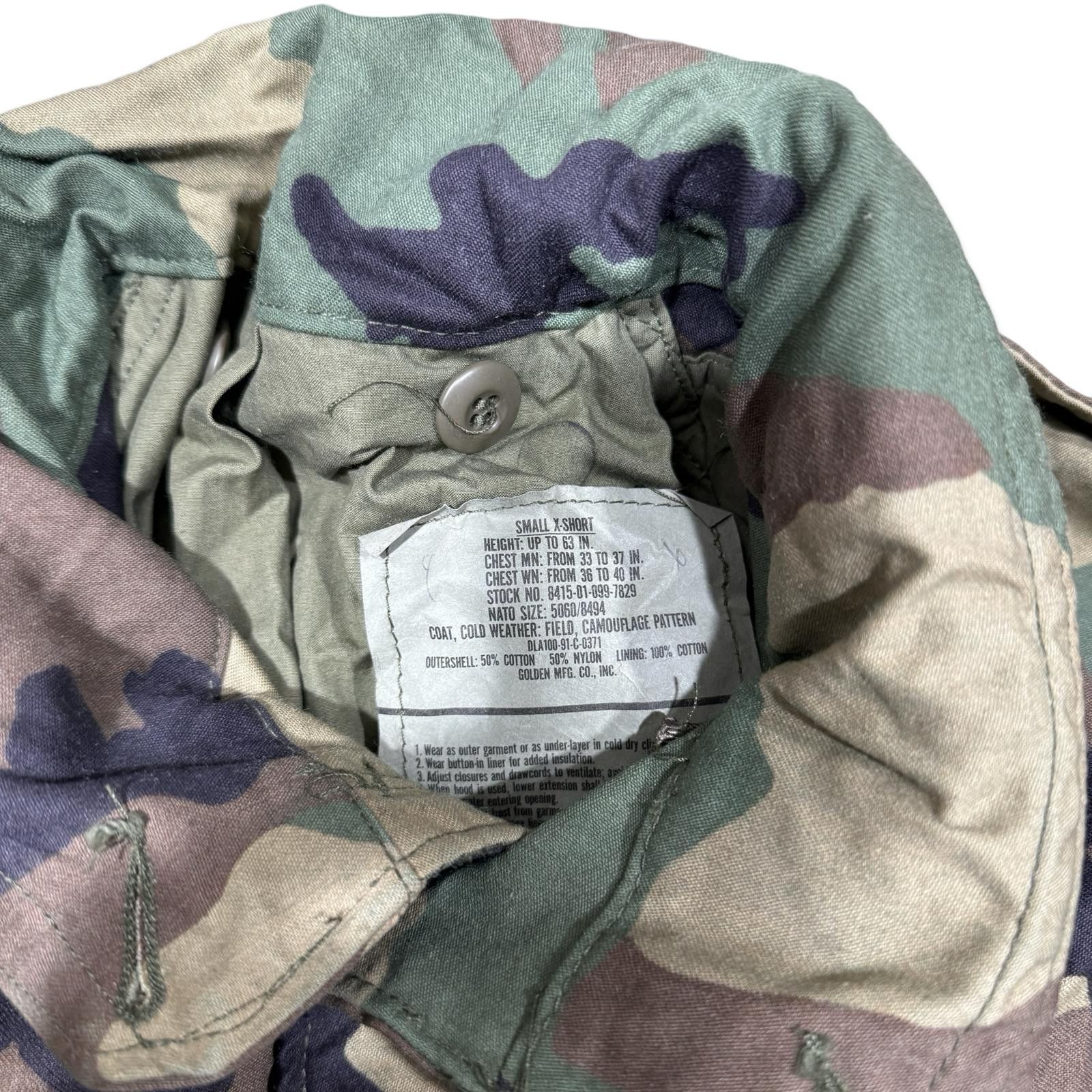 Designer Military Issue Camouflage Tactical Hooded Jacket Size S / US 4 / IT 40 - 3 Thumbnail