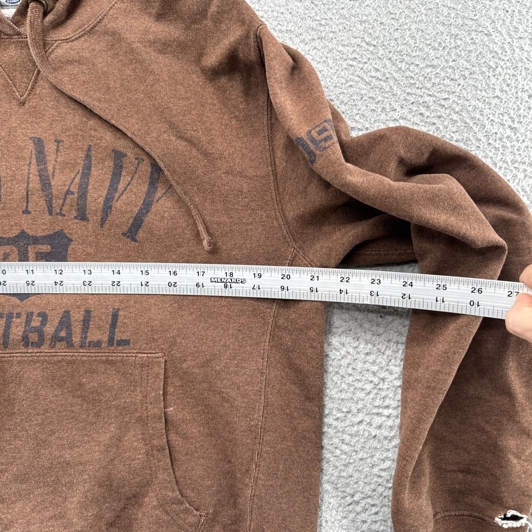 Old Navy VINTAGE Old Navy PE Football Hoodie Sweatshirt Men’s Size S Brown Cotton Knit Logo Hoodie 80s 90s Men Size US S / EU 44-46 / 1 - 5 Thumbnail