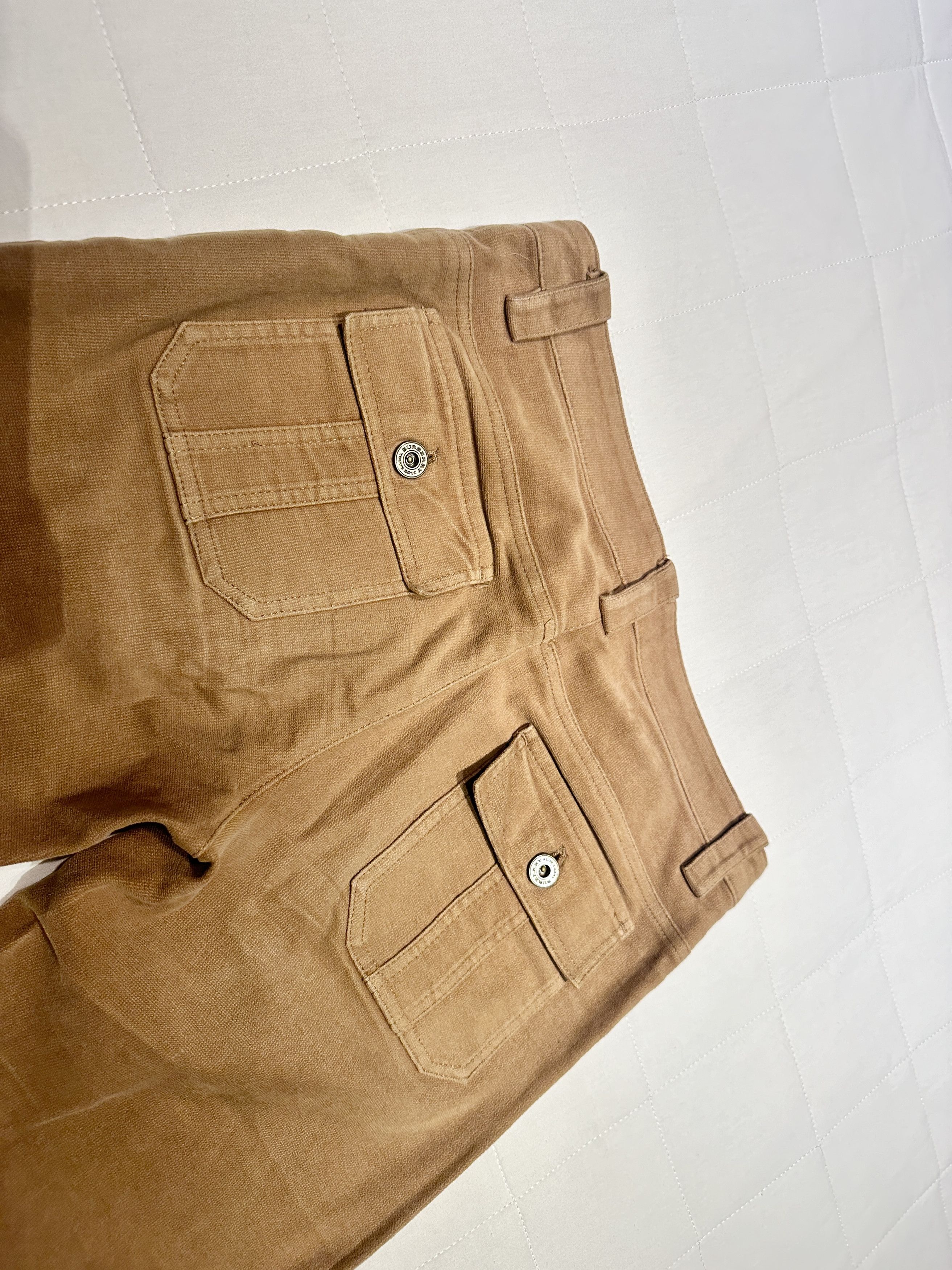 Burberry Vintage Burberry Blue Label Khaki Pants | Japan Exclusive Size 26" / US 2 / IT 38 - 7 Thumbnail