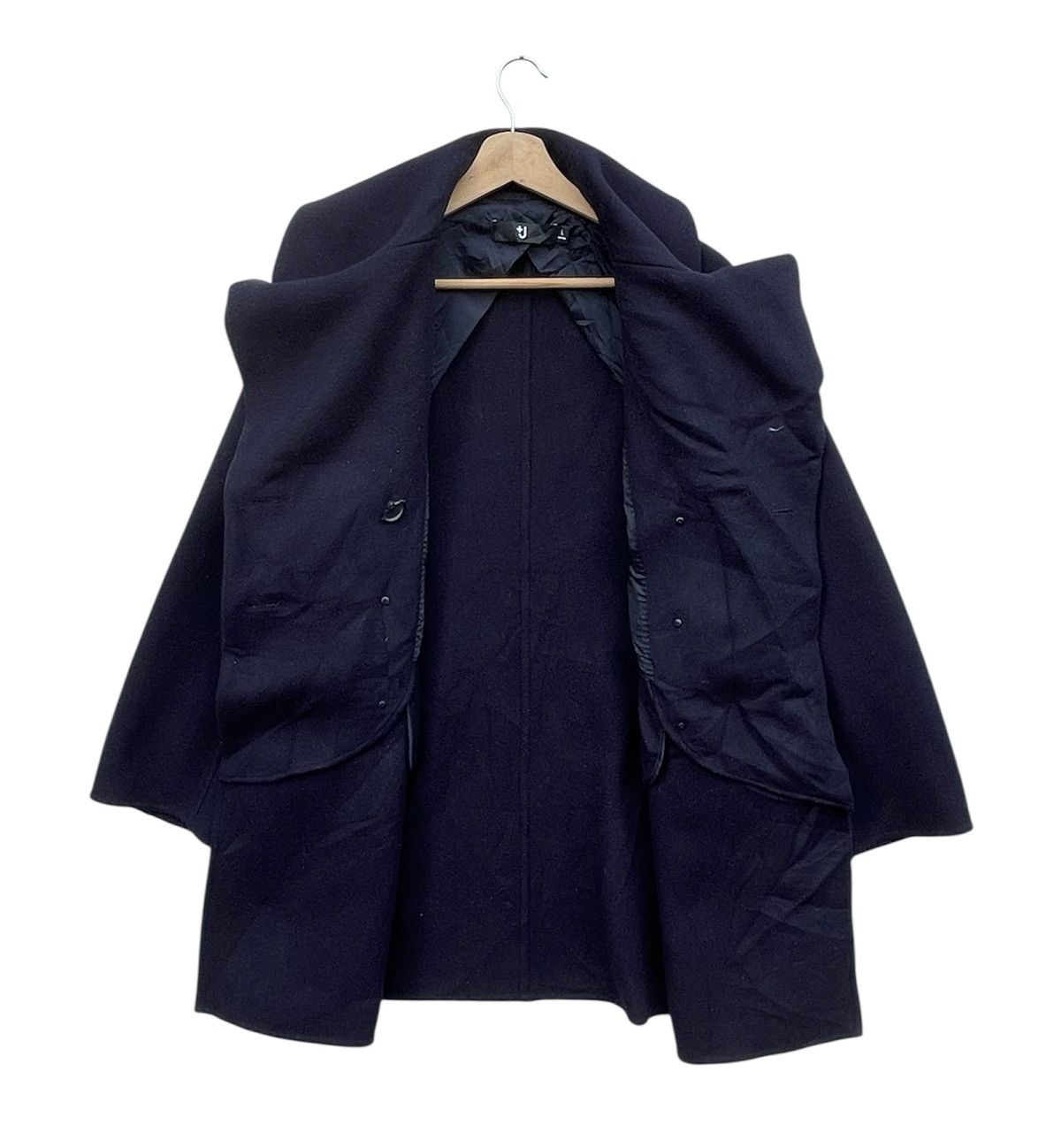 Jil Sander 🔥Accept Binding Offer🔥 Jil Sander Double Face Pea Coat Wool Size US L / EU 52-54 / 3 - 4 Thumbnail