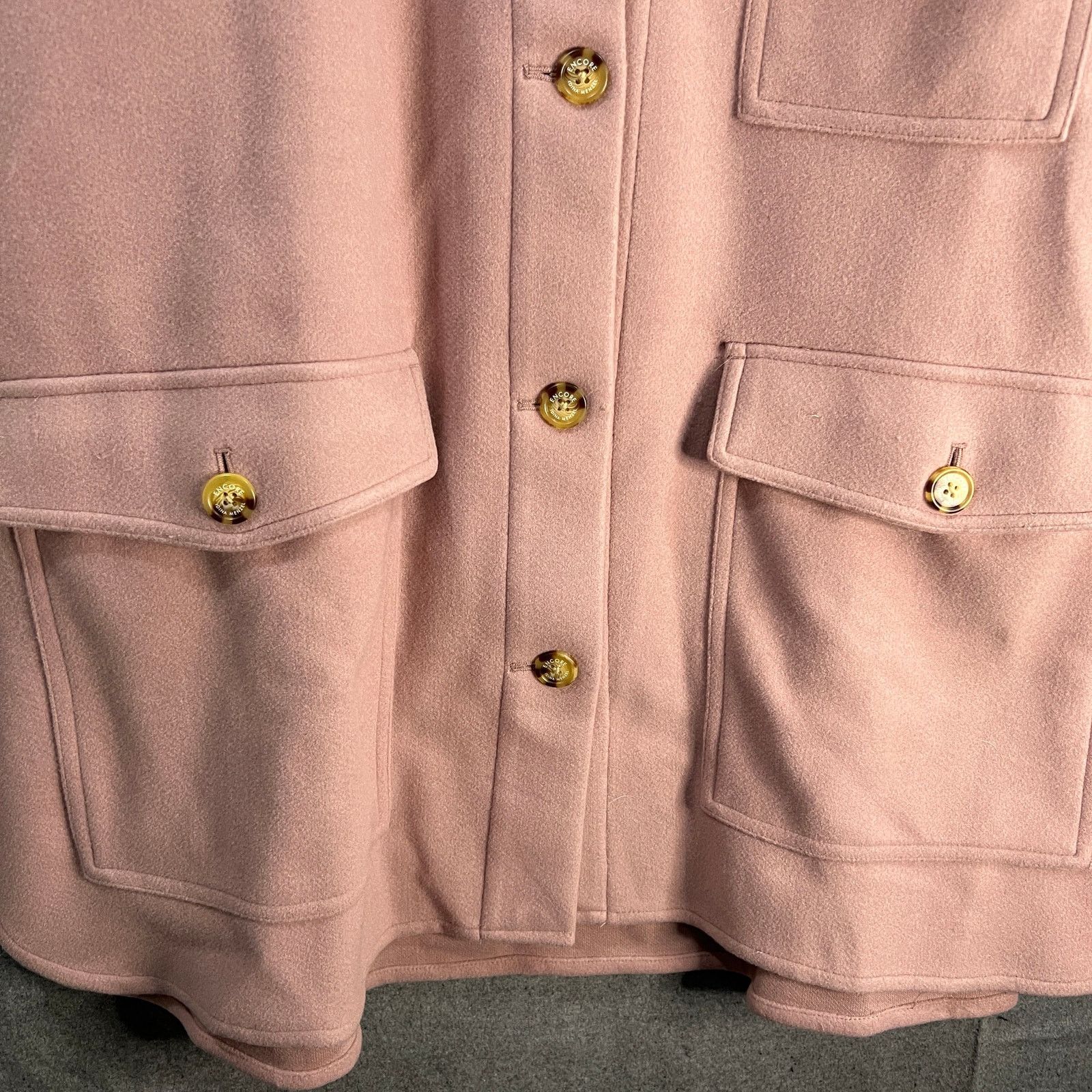 Other Encore by Idina Menzel Brushed Doubleface Shirt Jacket Size XL / US 12-14 / IT 48-50 - 14 Thumbnail