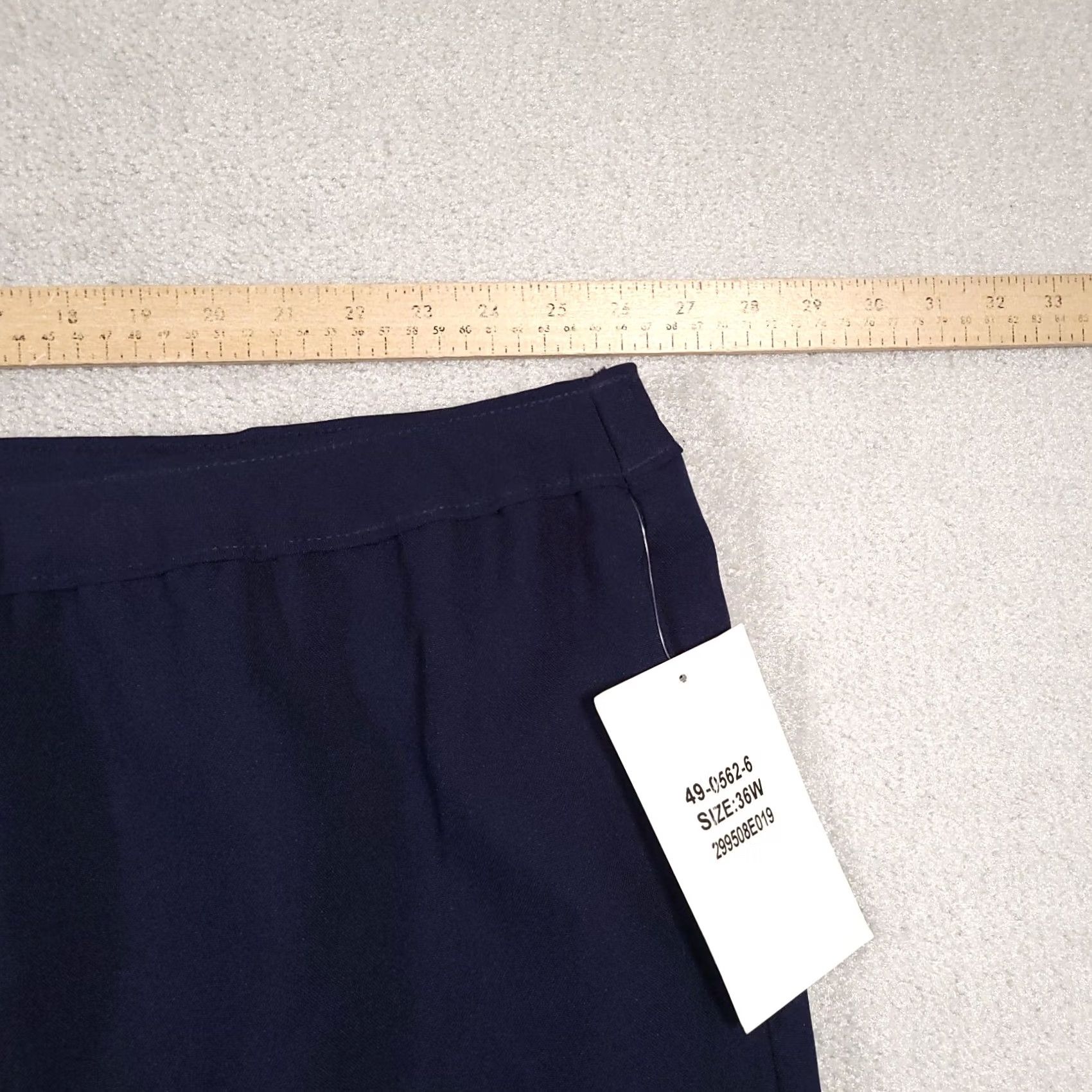 Levi's Bend Over Levi's Pull On Pants Women's 36W Blue Elastic Waist High Rise Pants Size 38" / US 16 / IT 52 - 4 Thumbnail