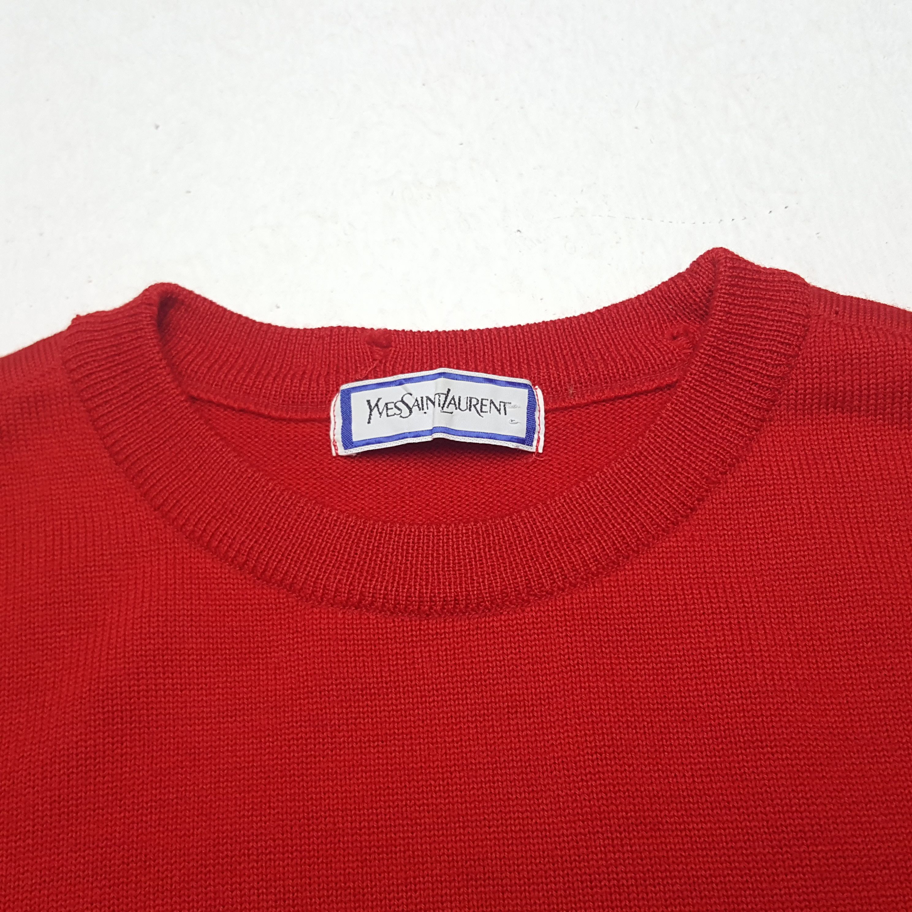 Vintage × Yves Saint Laurent Vintage Yves Saint Laurent Sweatshirt Size M / US 6-8 / IT 42-44 - 5 Thumbnail