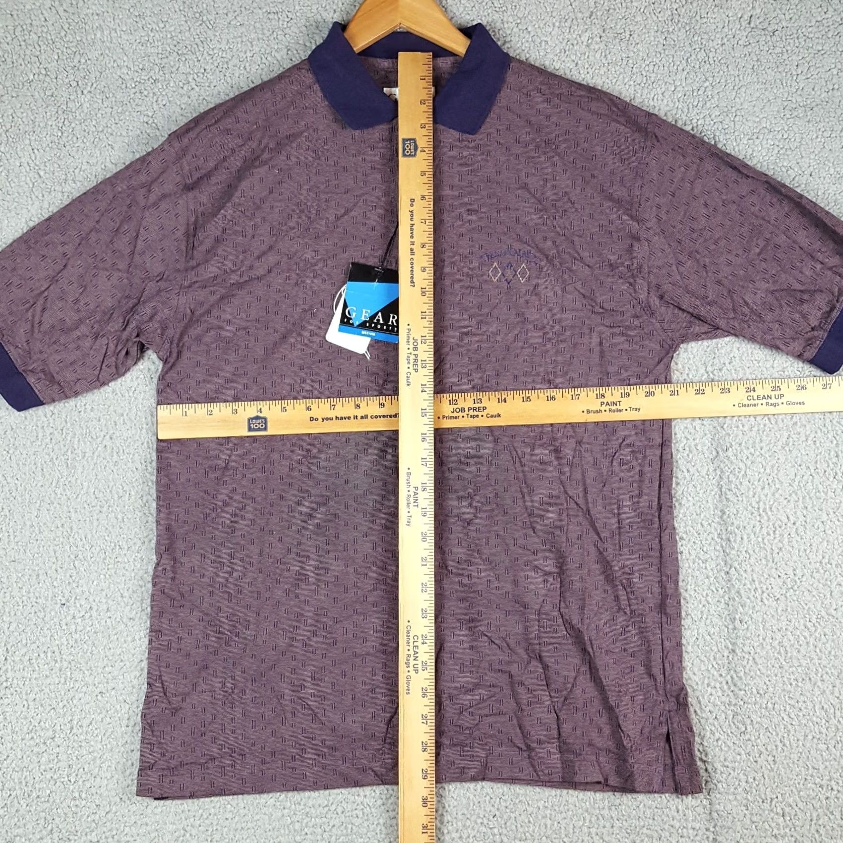 Vintage Vintage Y2k Preppy Golf Club The Pointe Men's Polo Shirt M Button Collar Shirt Size US M / EU 48-50 / 2 - 6 Thumbnail