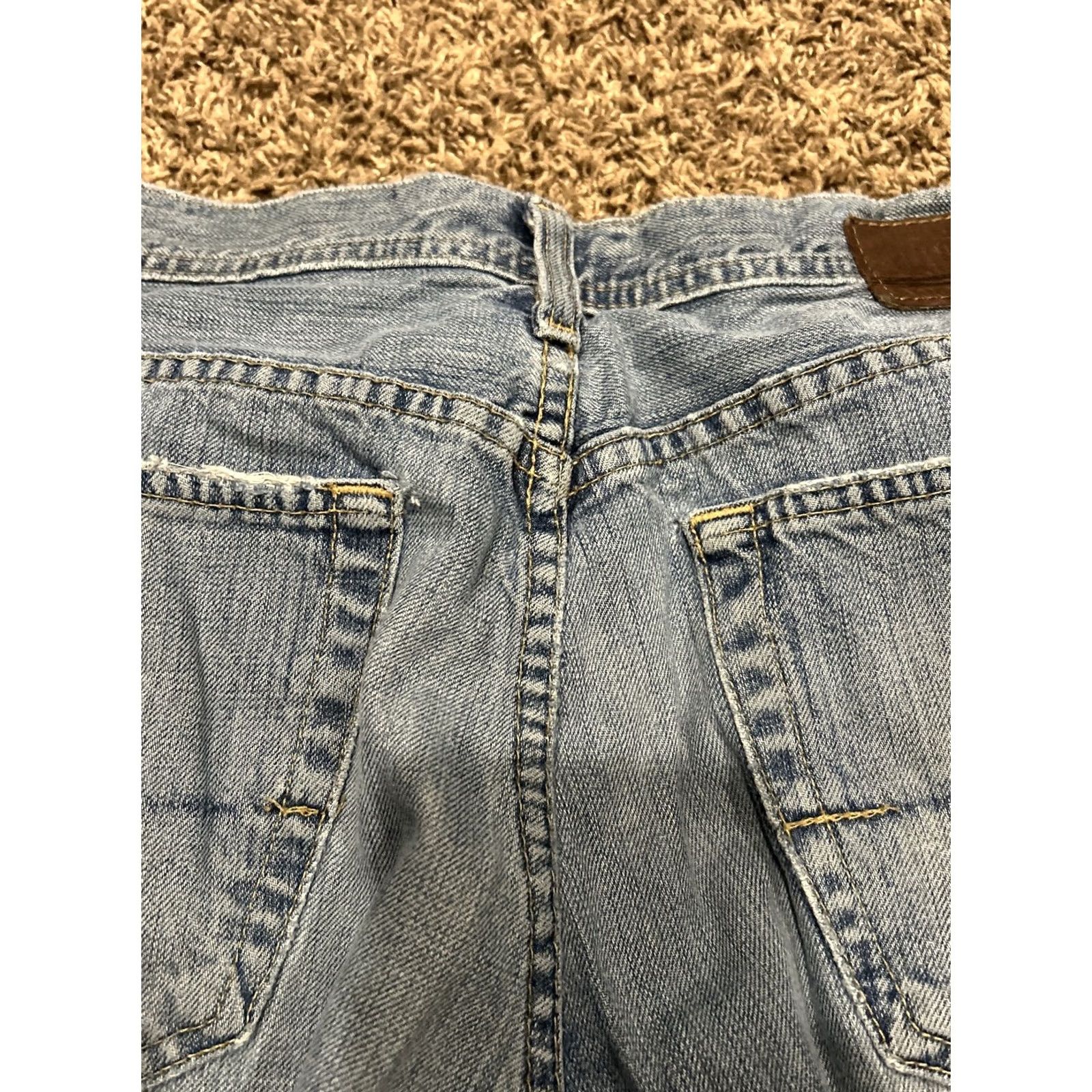 Vintage BKE Marshall Jeans Men Regular Bootcut Denim 32R Cotton Blue mid Cowboy Pockets Inseam 31” Size 32 31in Buckle Bke Mexico Size US 32 / EU 48 - 7 Thumbnail