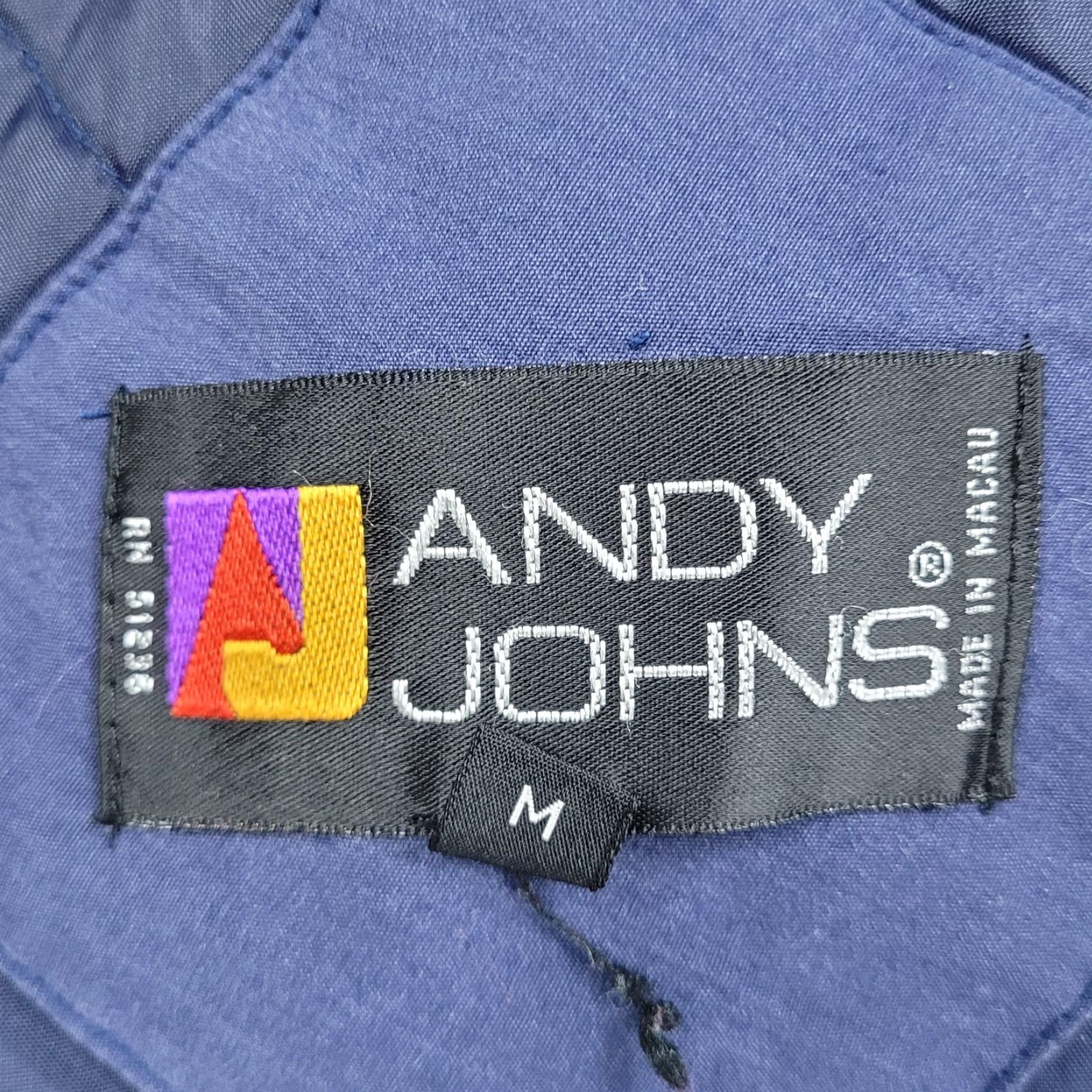 Vintage VINTAGE Andy Johns Blue Retro Hooded Insulated Quilted Layered Jacket Size Medium M Size M / US 6-8 / IT 42-44 - 3 Thumbnail