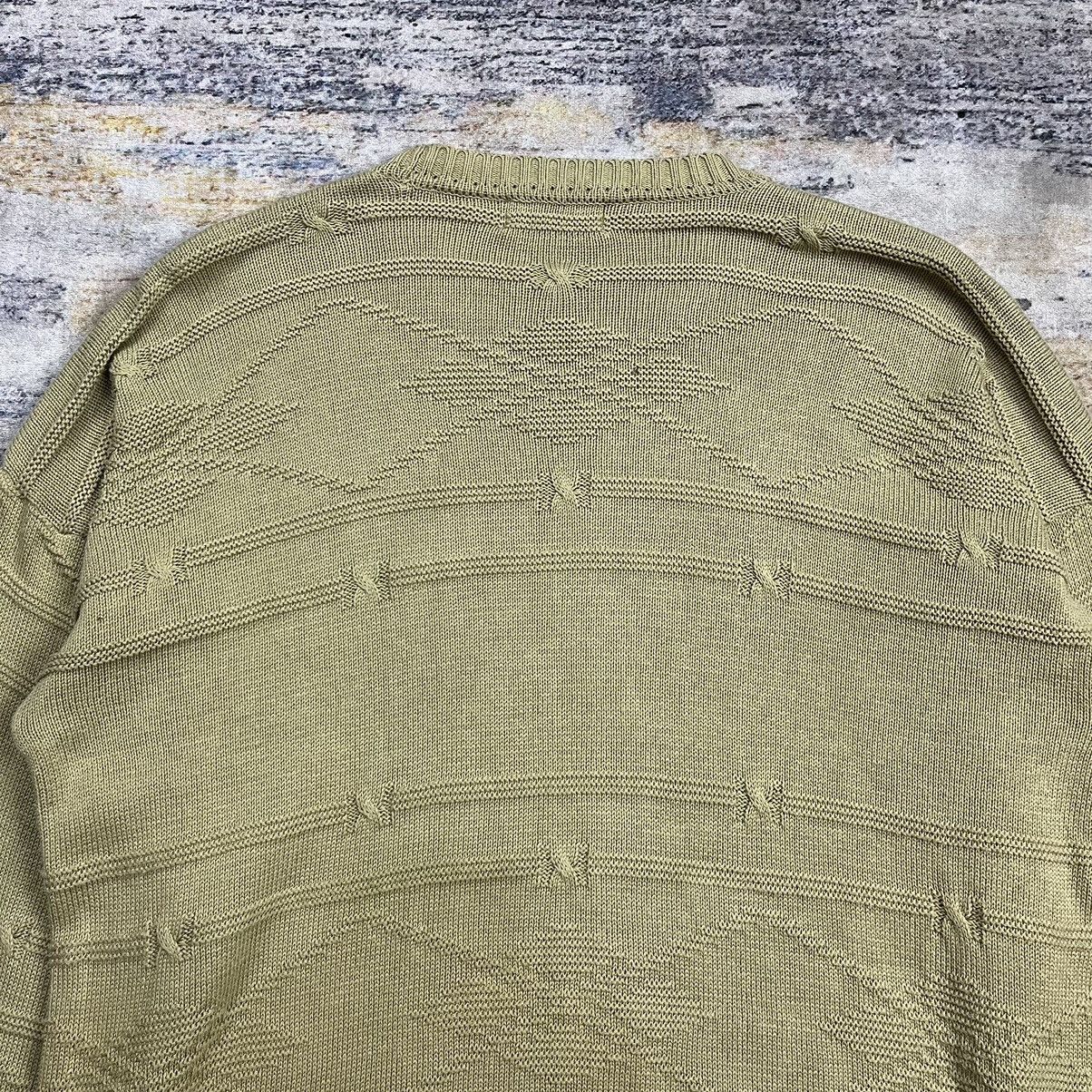 Burberry × Vintage Vintage 90s Burberrys big logo embroidery knit sweater Size US M / EU 48-50 / 2 - 7 Thumbnail