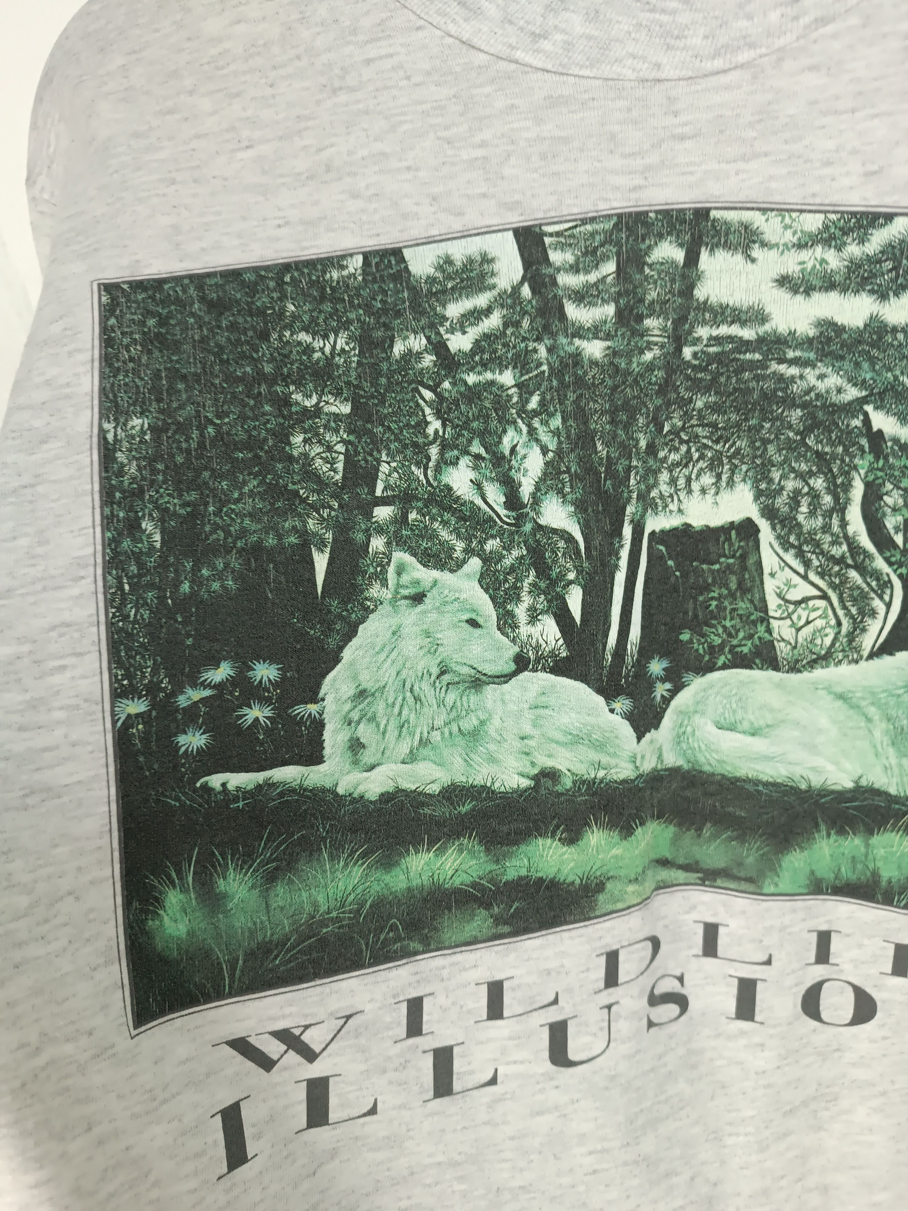 Other VINTAGE '94 RUSTY RUST WILDLIFE ILLUSIONS WOLF ART NATURE Ts Size US M / EU 48-50 / 2 - 9 Thumbnail