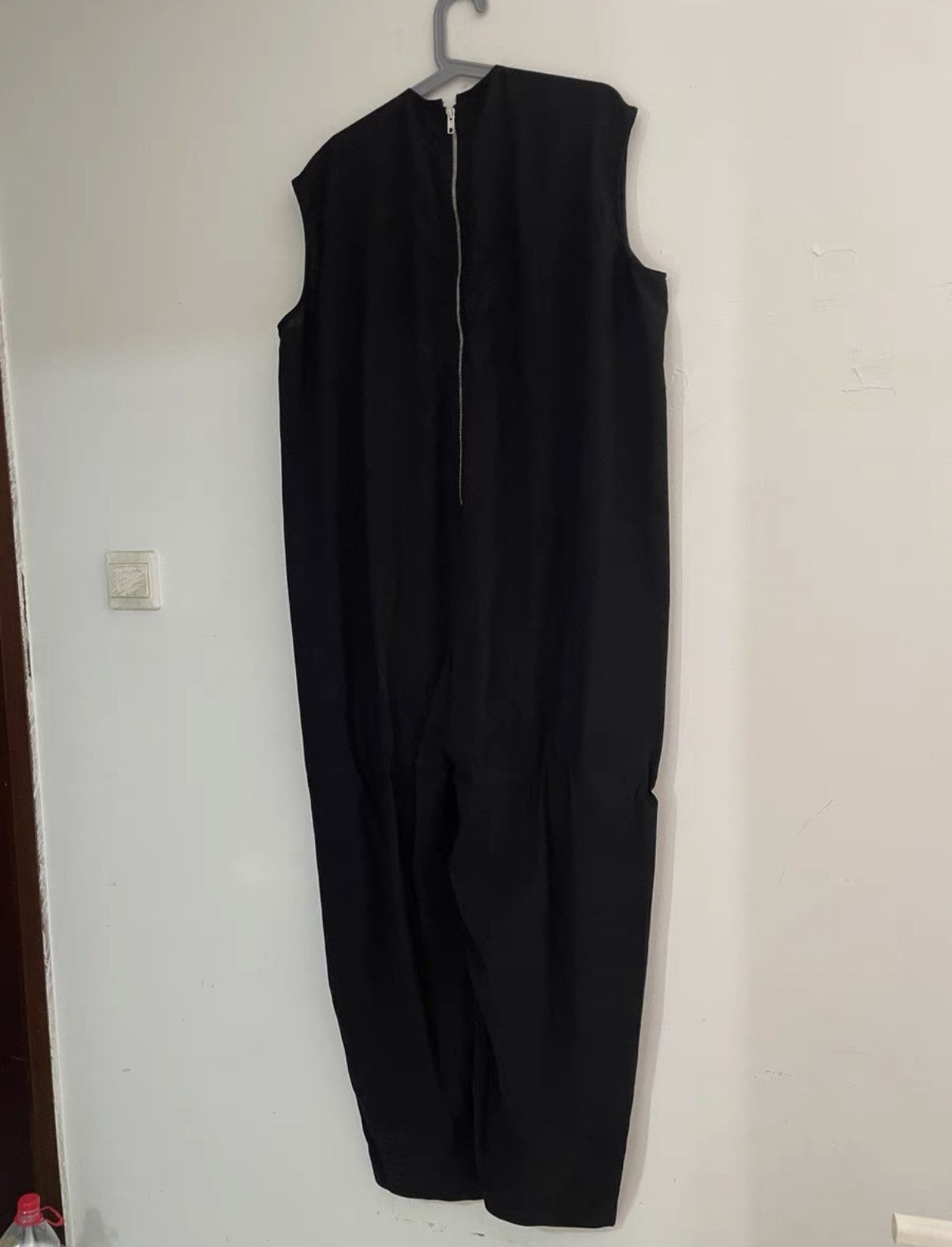 Rick Owens Rick Owens 15FW Black Sleeveless Back Zip V-Neck Bodysuit Size US L / EU 52-54 / 3 - 2 Thumbnail
