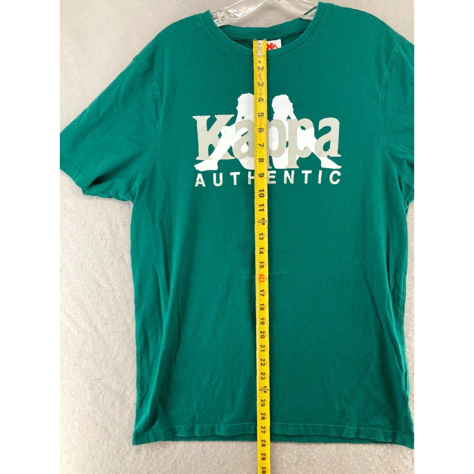 Kappa Kappa Womens Promo Tee XL Green College T-Shirt Adult Regular Classic Fit Short Sleeve Crew Neck Shirt Womens Size XL / US 12-14 / IT 48-50 - 4 Thumbnail
