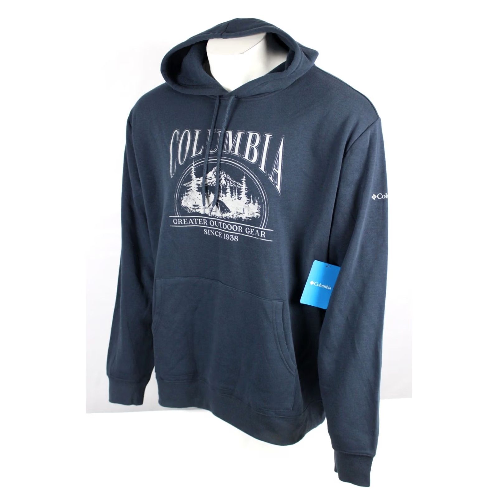 Vintage Columbia Men's Rambler CSC Hoodie Sweatshirt XXL Navy Blue Long Sleeve Size US XXL / EU 58 / 5 - 5 Thumbnail