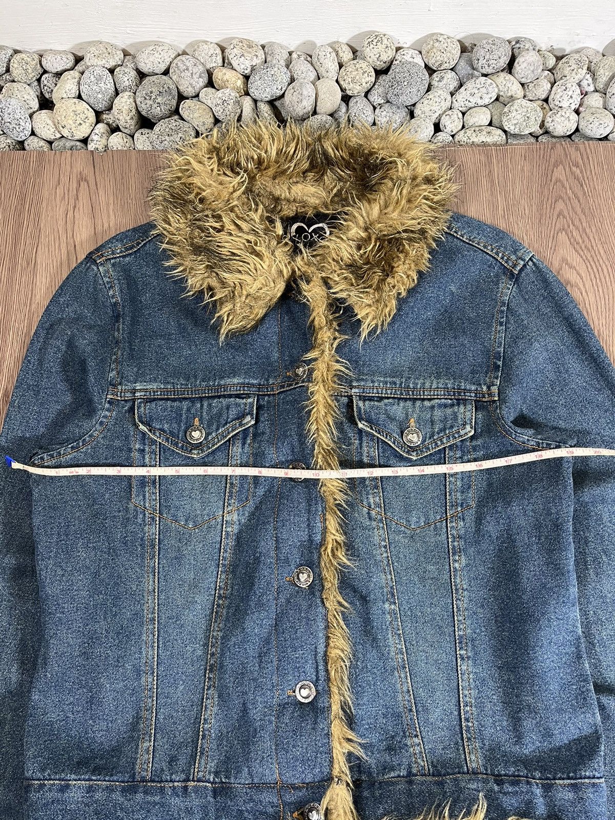 Beauty Beast XoxoJeans Fur Cropped Denim Jacket Size US M / EU 48-50 / 2 - 9 Thumbnail