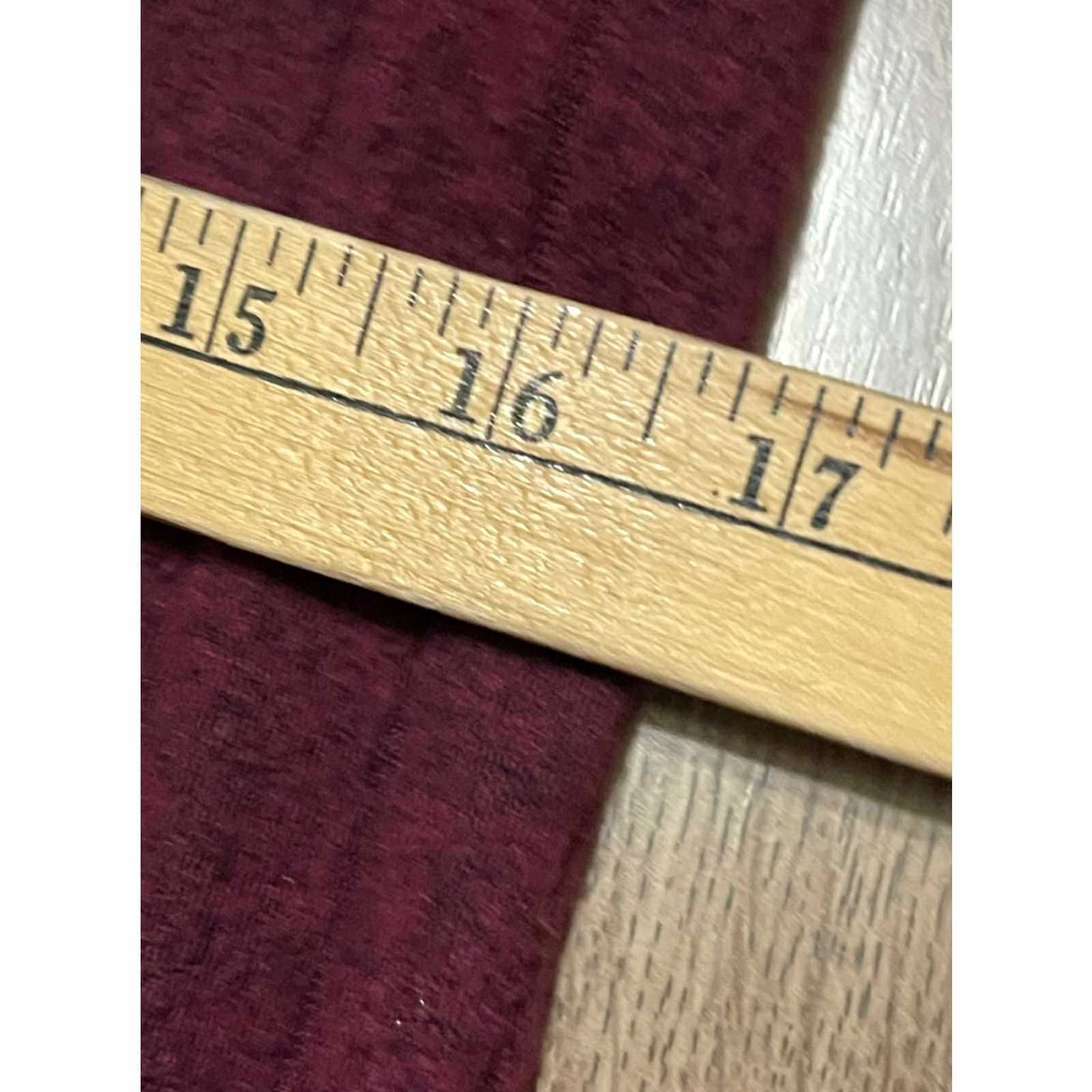 Vintage Maurices Shirt, Women’s Size Small, Burgundy, Long Sleeve, Lace on Top, T-Shirt, Regular Fit, Red, Solid, Casual, Fall, Spring, Summer, Womens Size S / US 4 / IT 40 - 5 Thumbnail